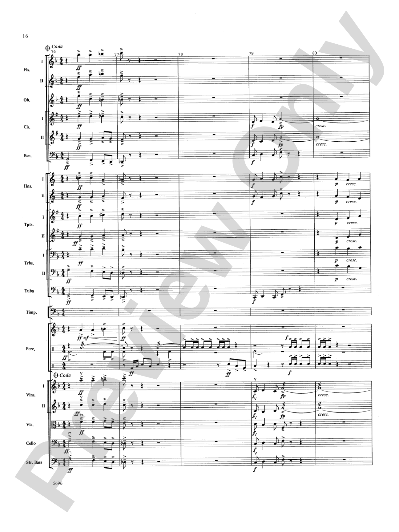 Hill Point Fantasy (Overture for Orchestra): Full Orchestra Conductor Score & Parts