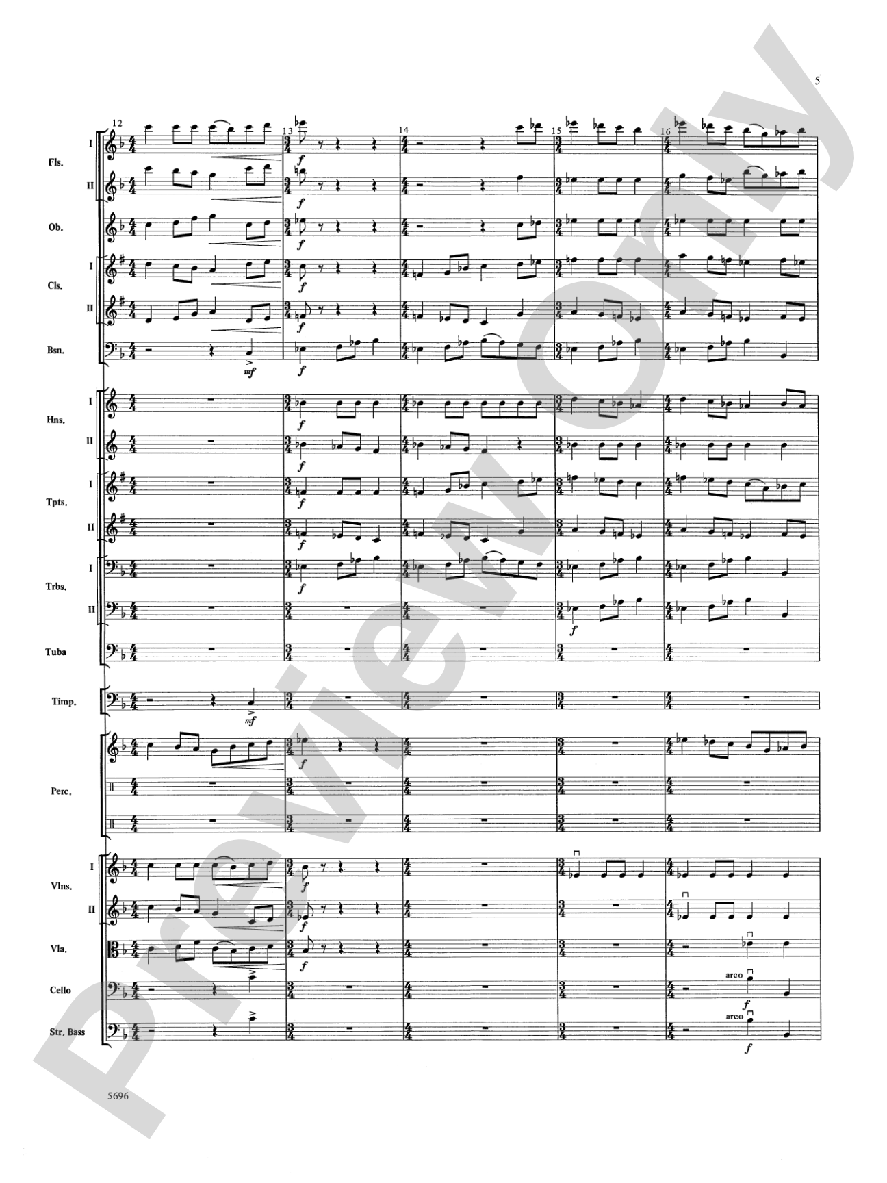 Hill Point Fantasy (Overture for Orchestra): Full Orchestra Conductor Score & Parts