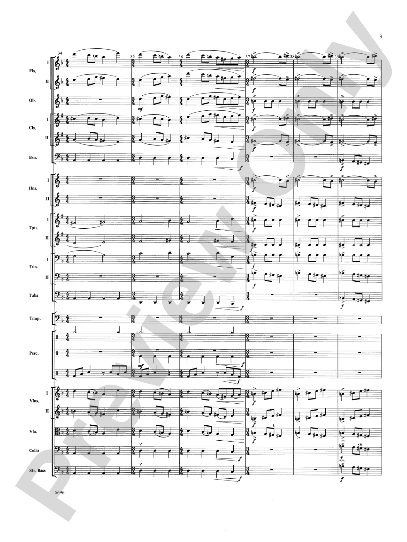 Hill Point Fantasy (Overture for Orchestra): Full Orchestra Conductor Score & Parts