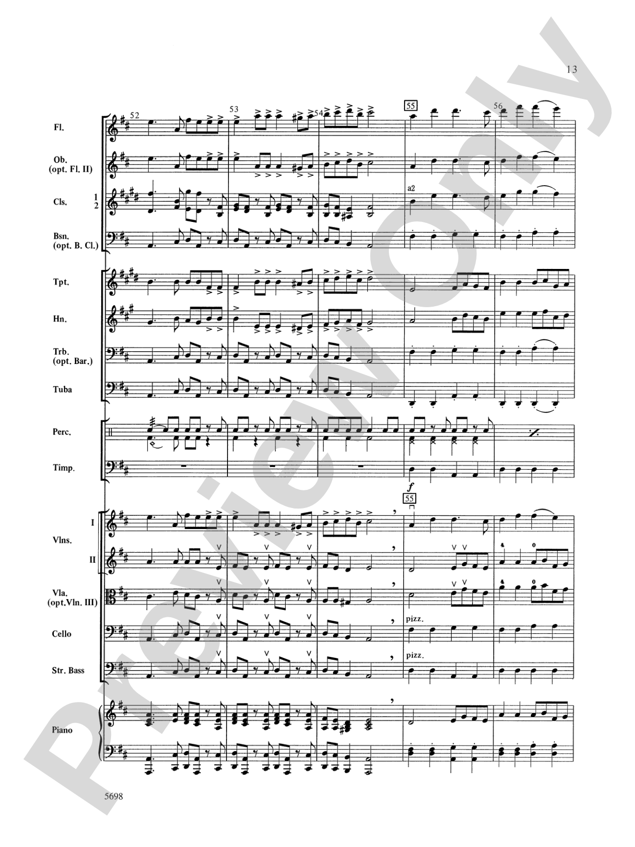 Santa's Classical Christmas: Full Orchestra Conductor Score & Parts