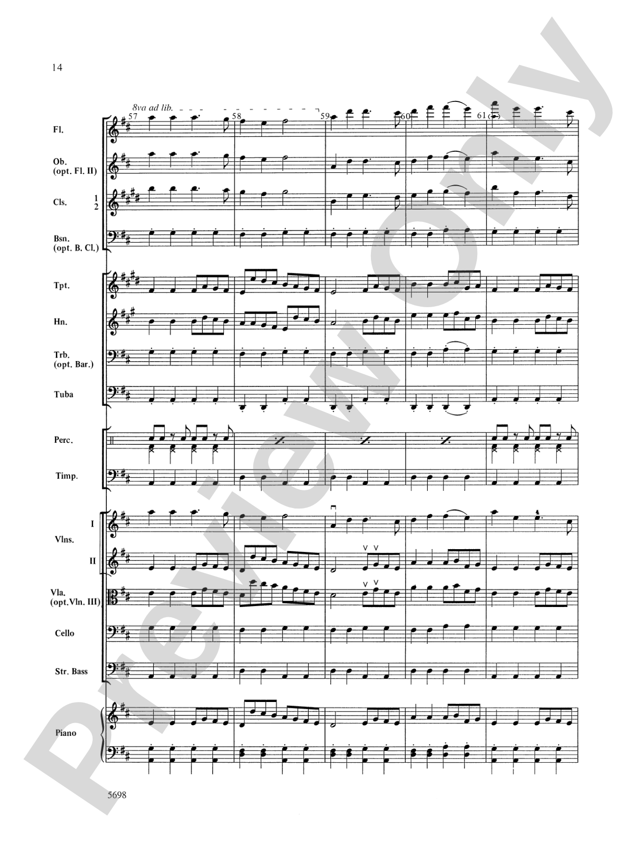 Santa's Classical Christmas: Full Orchestra Conductor Score & Parts