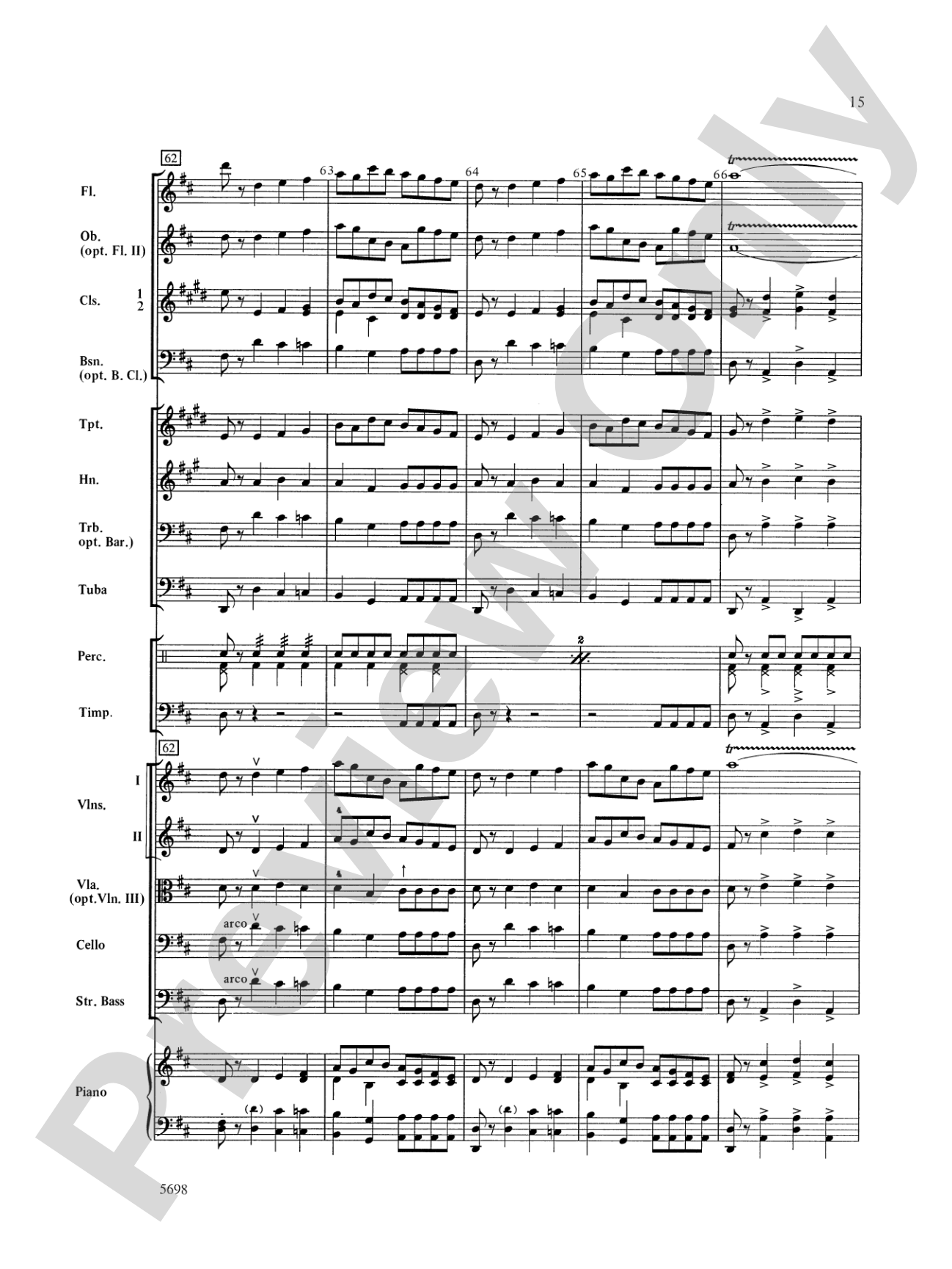 Santa's Classical Christmas: Full Orchestra Conductor Score & Parts