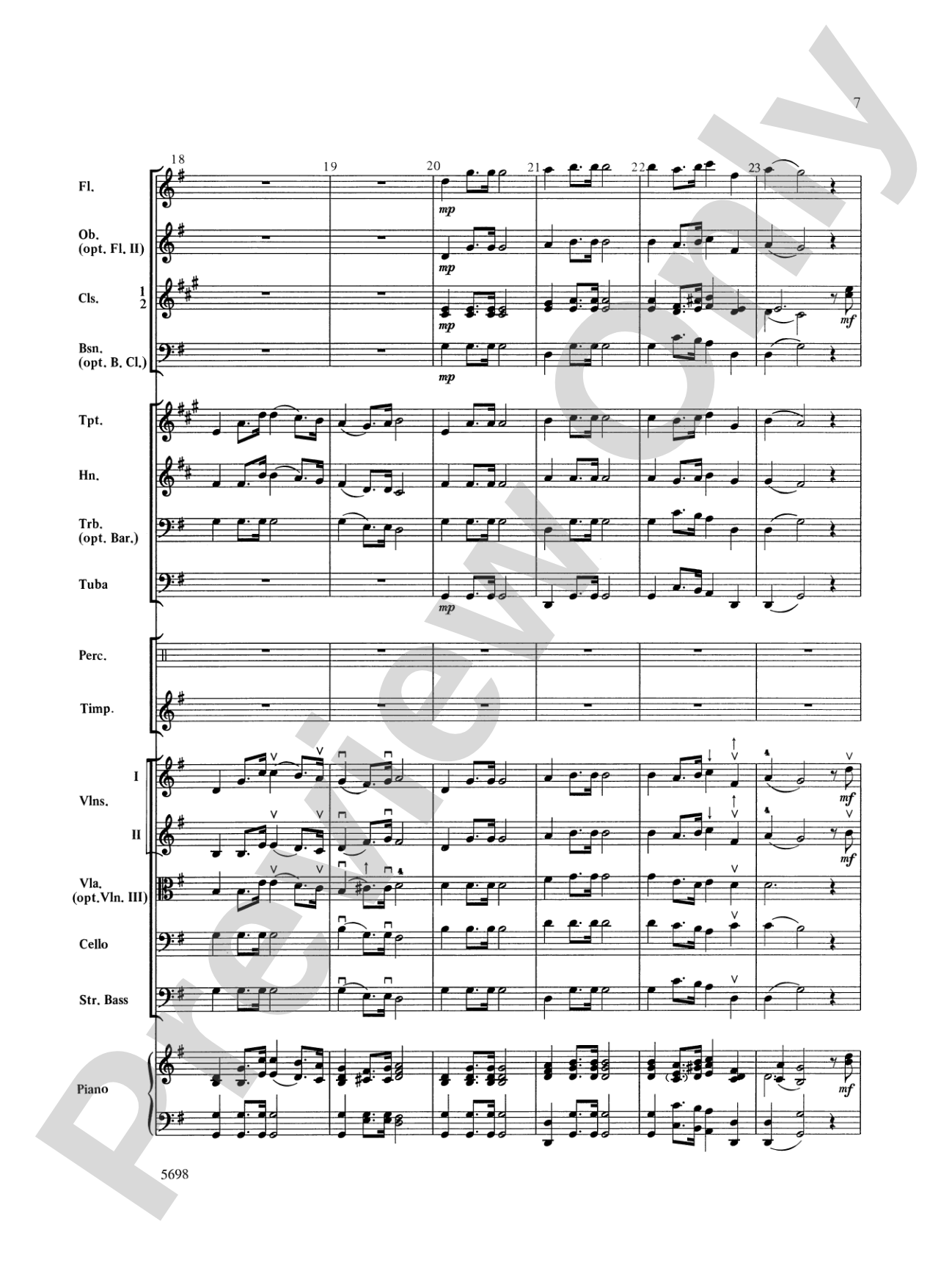 Santa's Classical Christmas: Full Orchestra Conductor Score & Parts