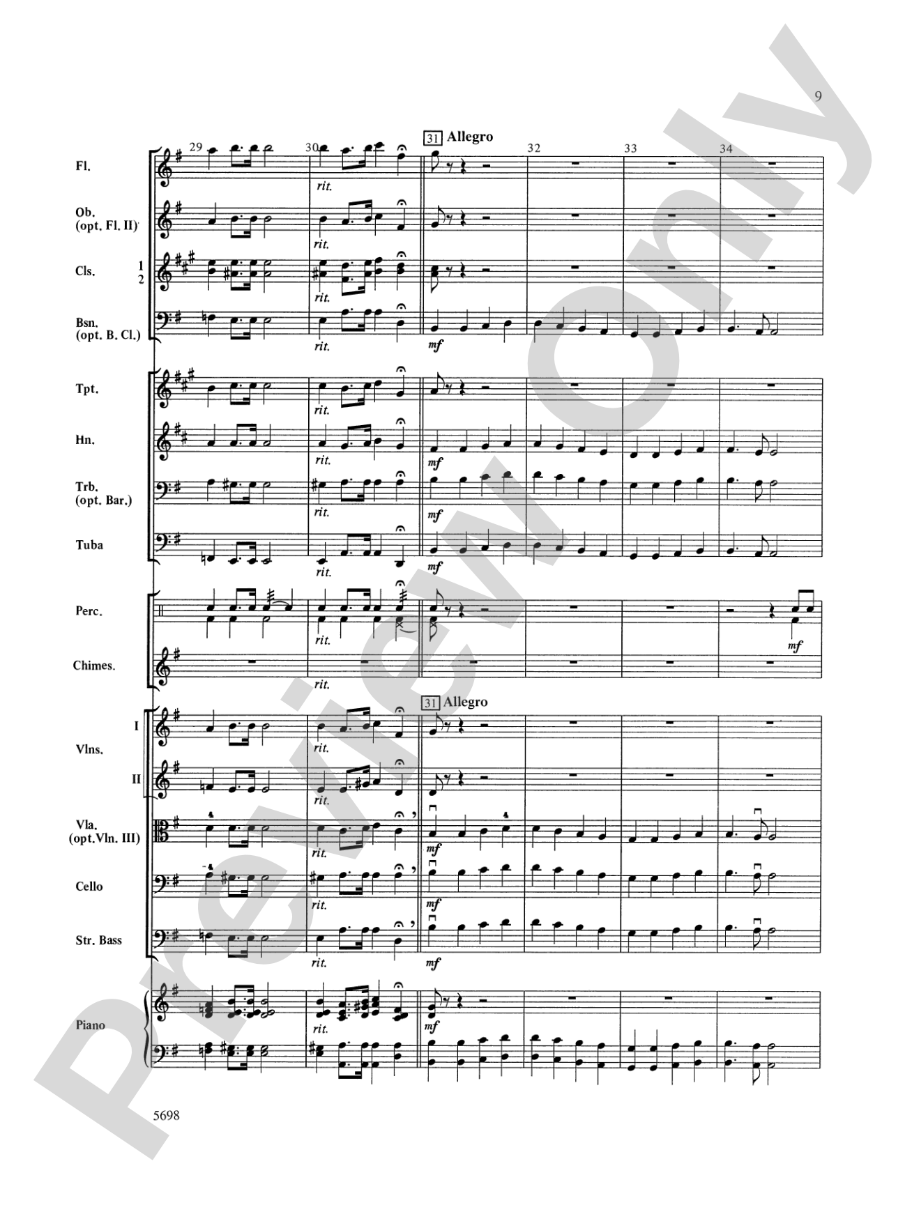 Santa's Classical Christmas: Full Orchestra Conductor Score & Parts