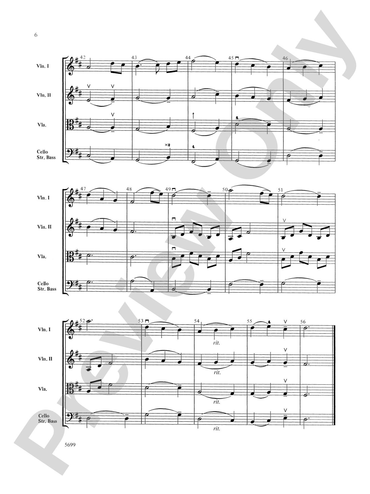 A Christmas Canon: String Orchestra Conductor Score & Parts
