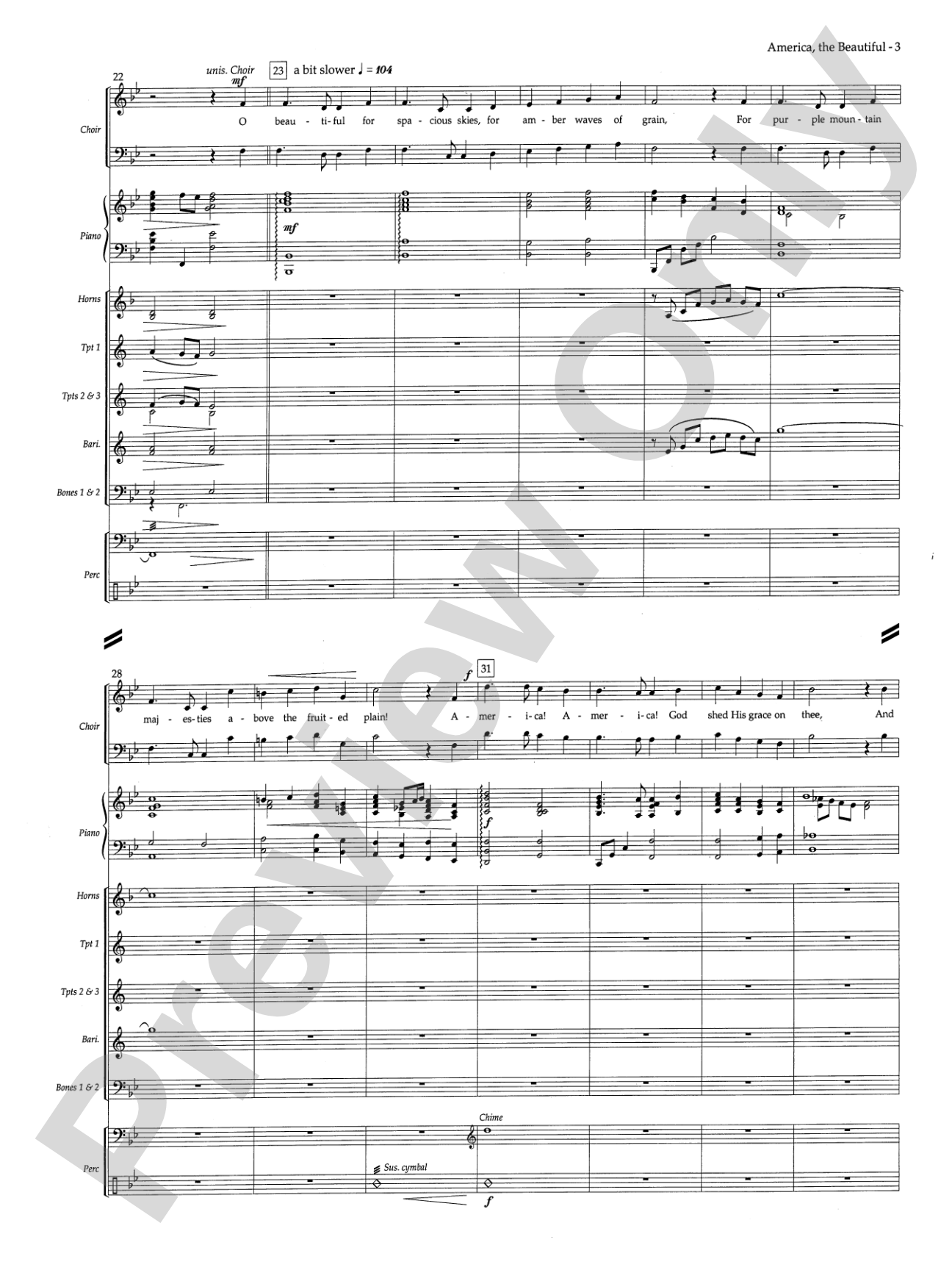 America, the Beautiful: Choral SoundPax