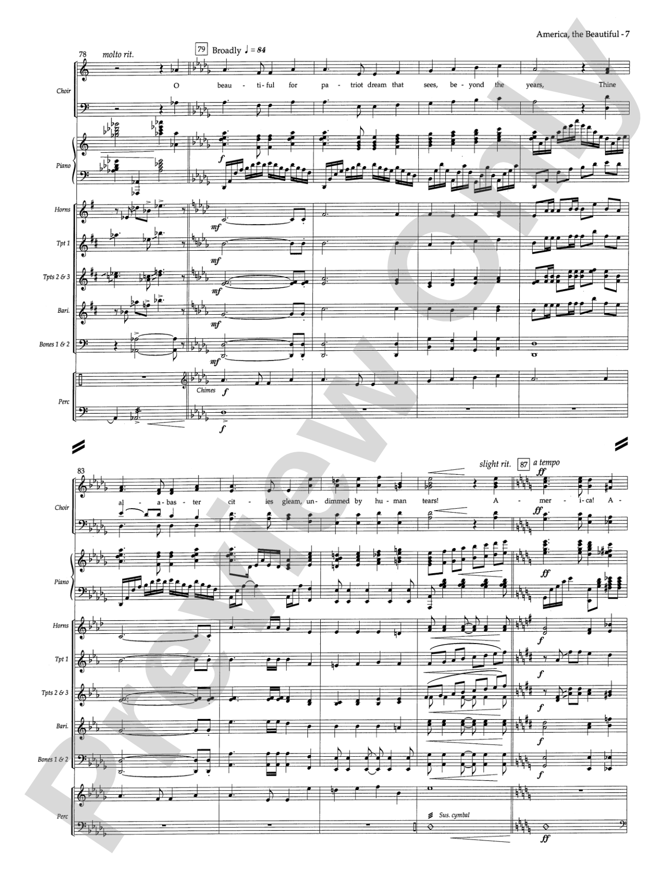 America, the Beautiful: Choral SoundPax