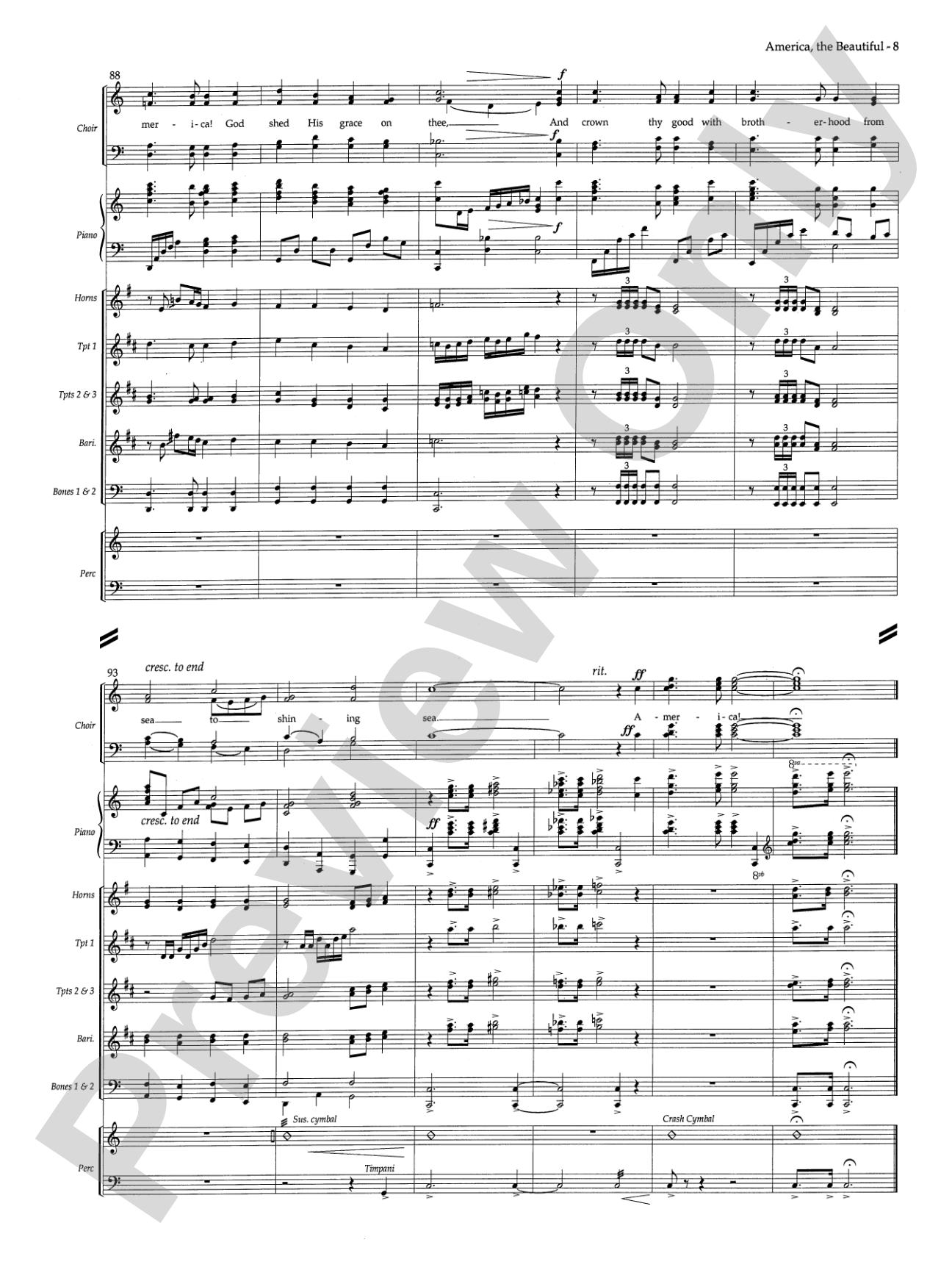 America, the Beautiful: Choral SoundPax