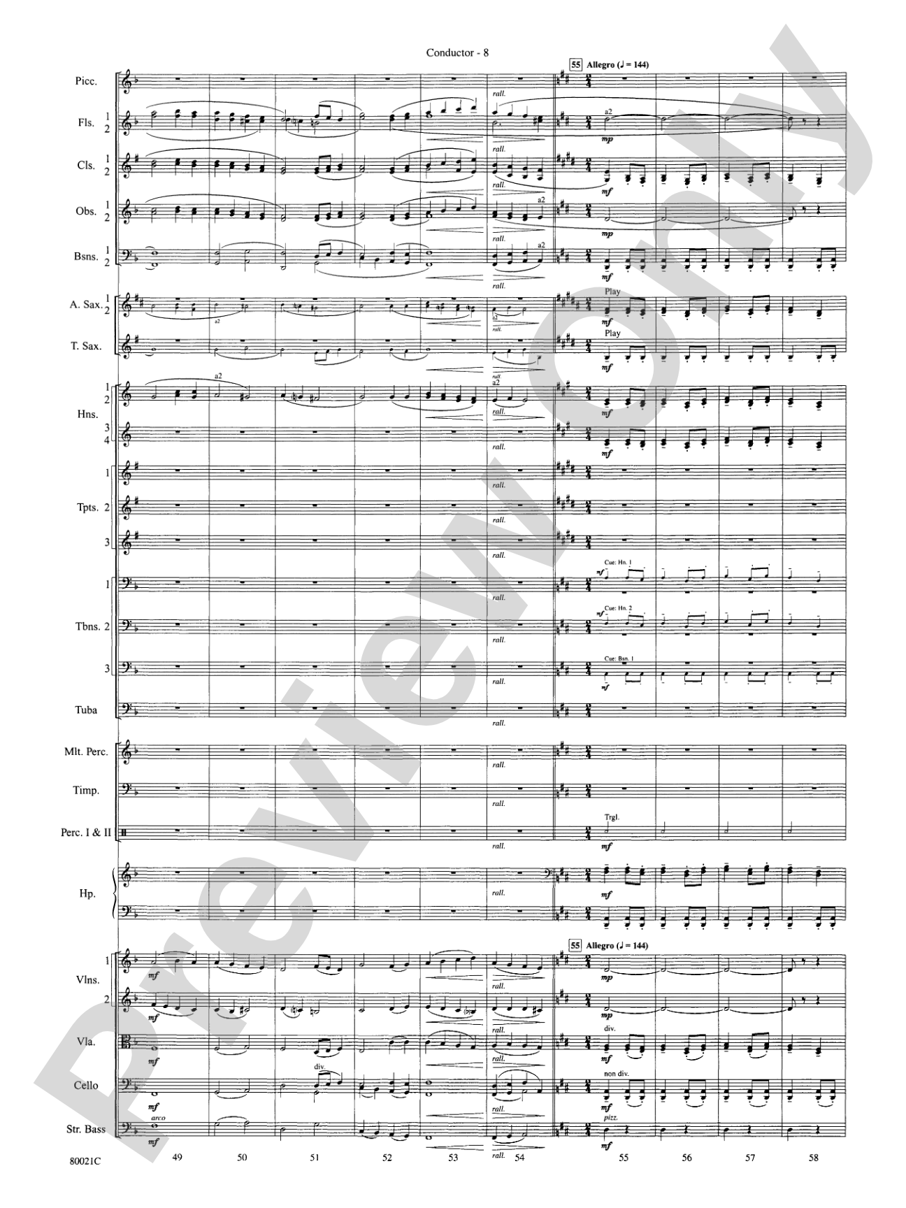 A Christmas Festival: Score