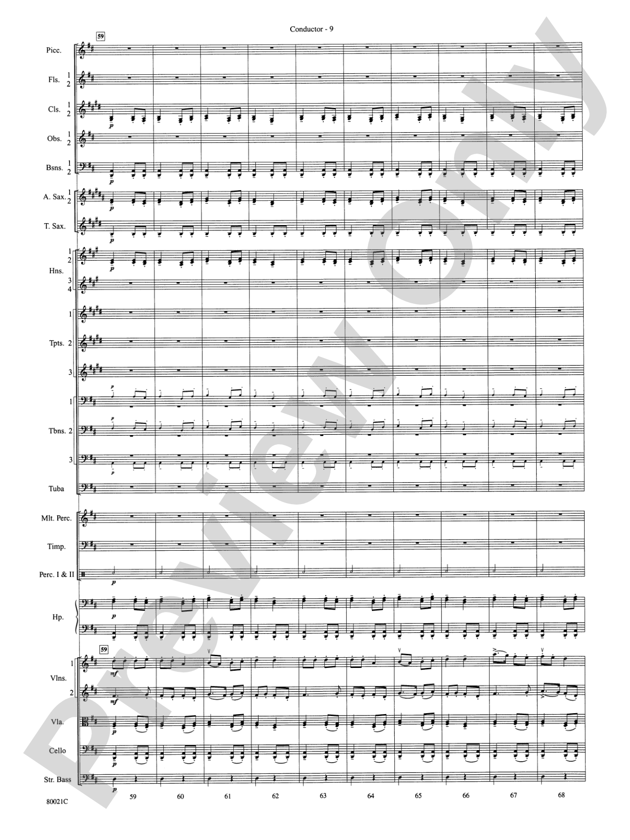 A Christmas Festival: Score