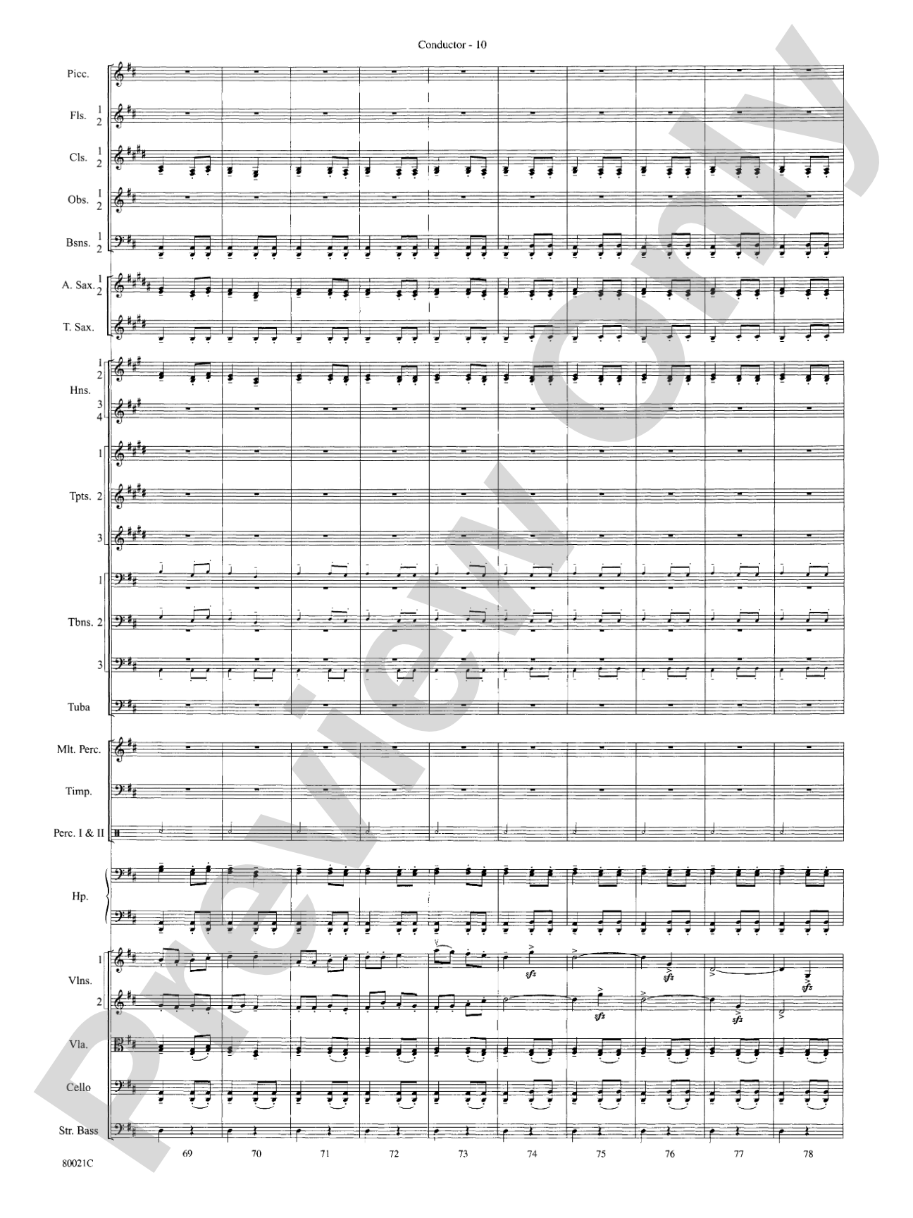 A Christmas Festival: Score