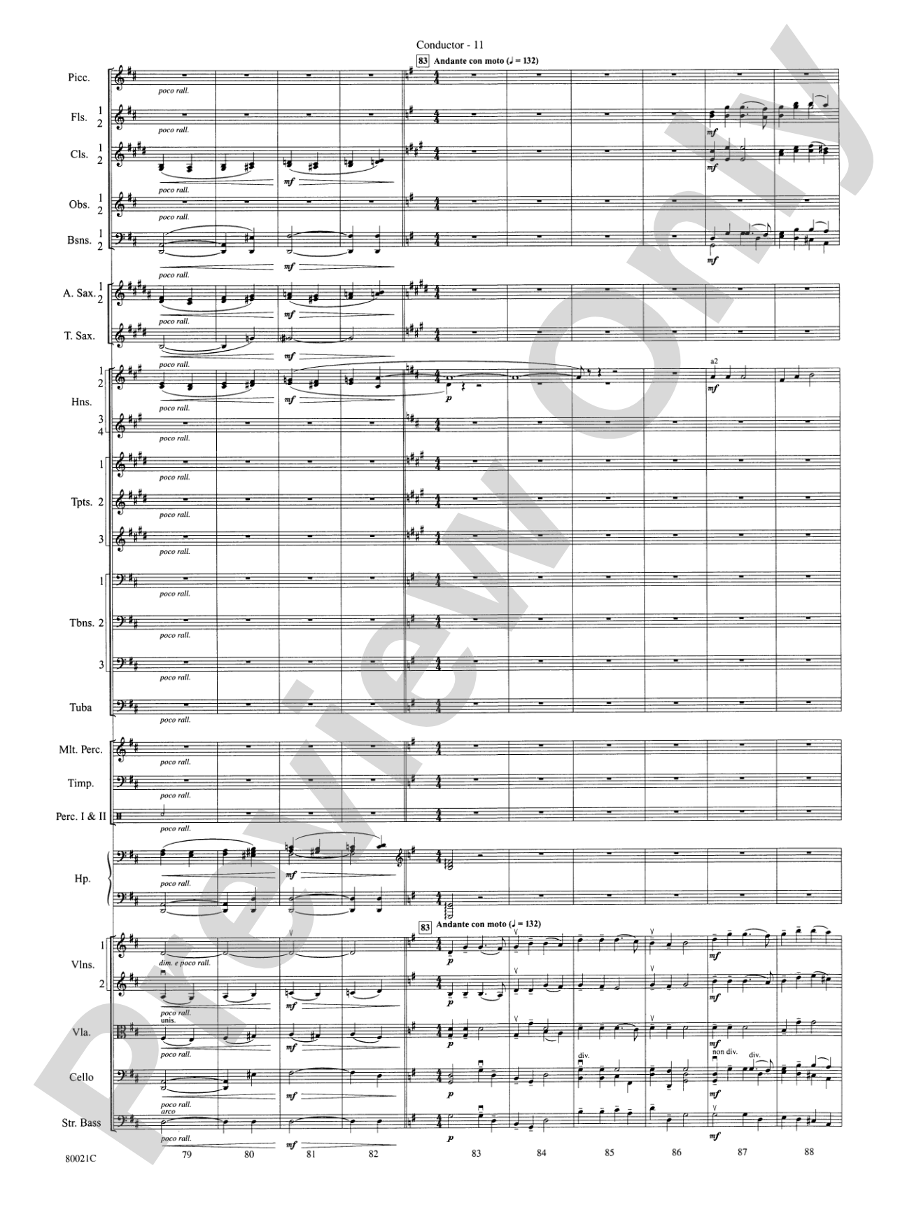 A Christmas Festival: Score