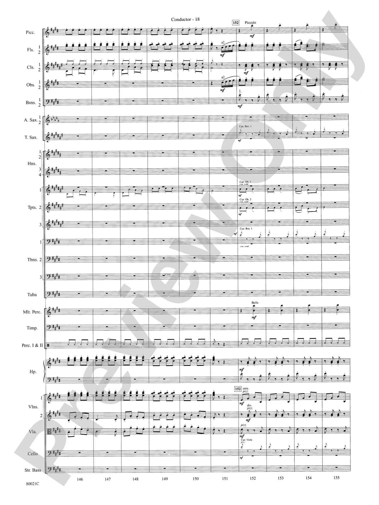 A Christmas Festival: Score