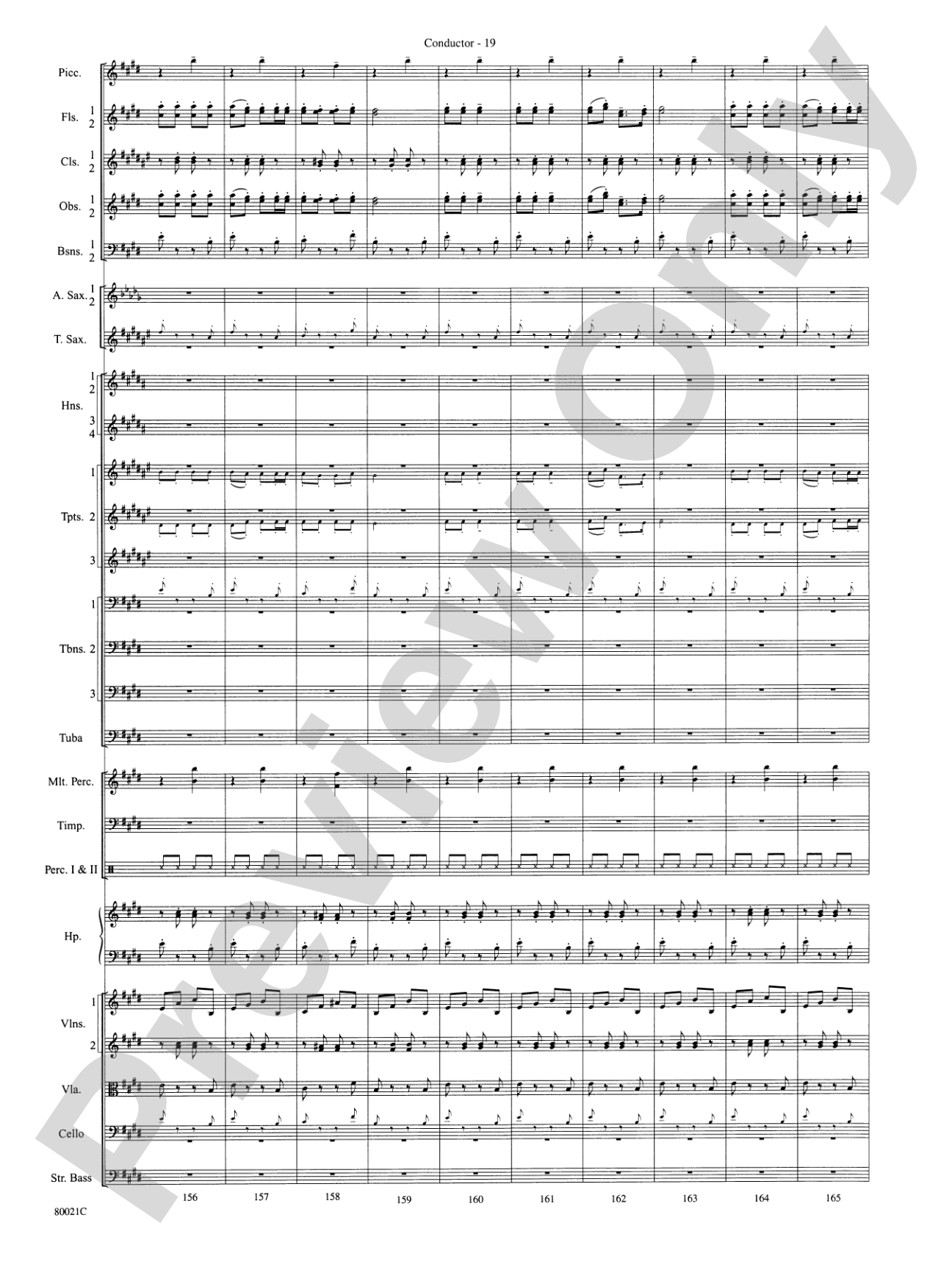 A Christmas Festival: Score