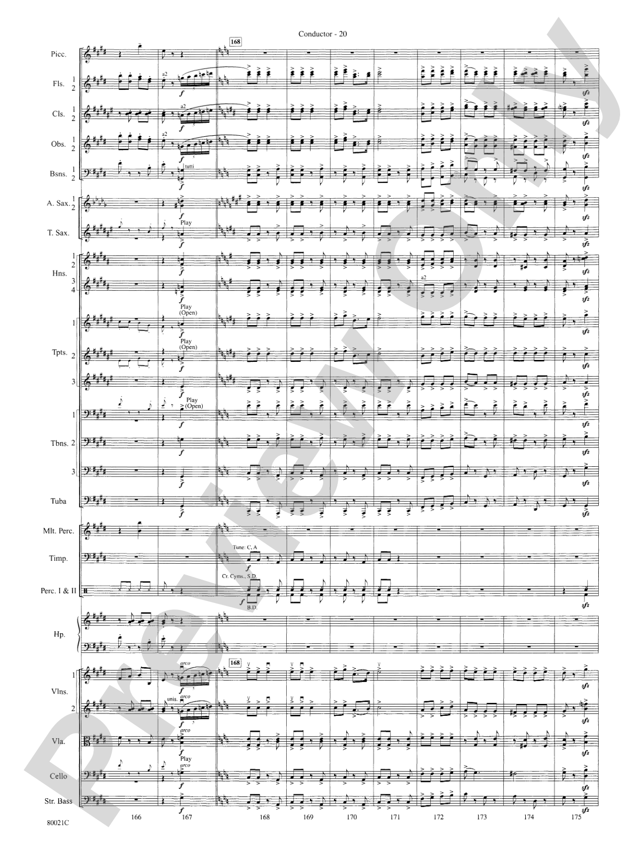 A Christmas Festival: Score