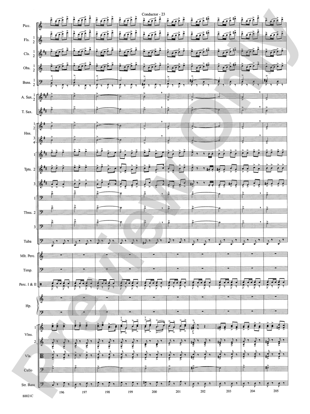 A Christmas Festival: Score