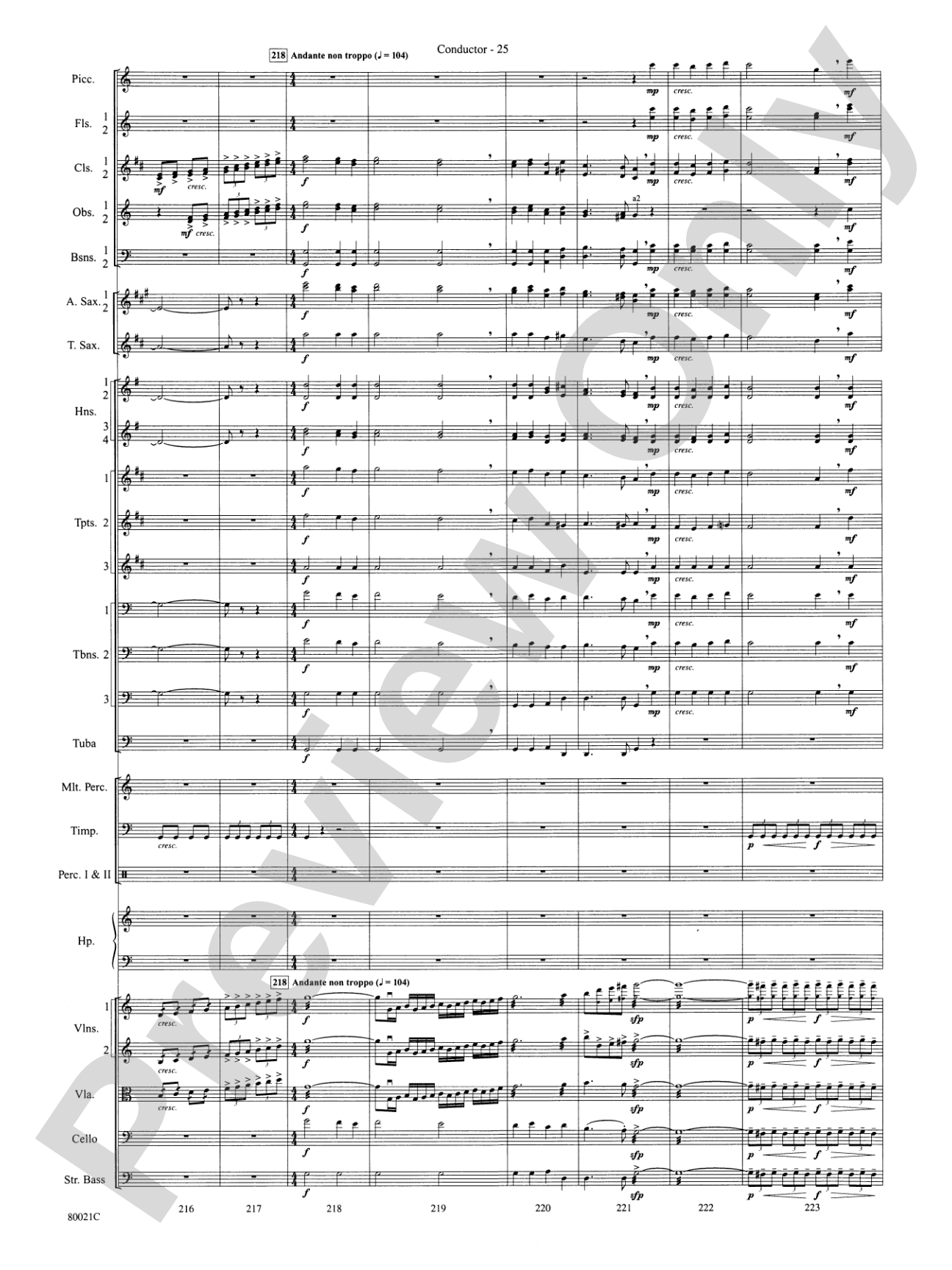 A Christmas Festival: Score