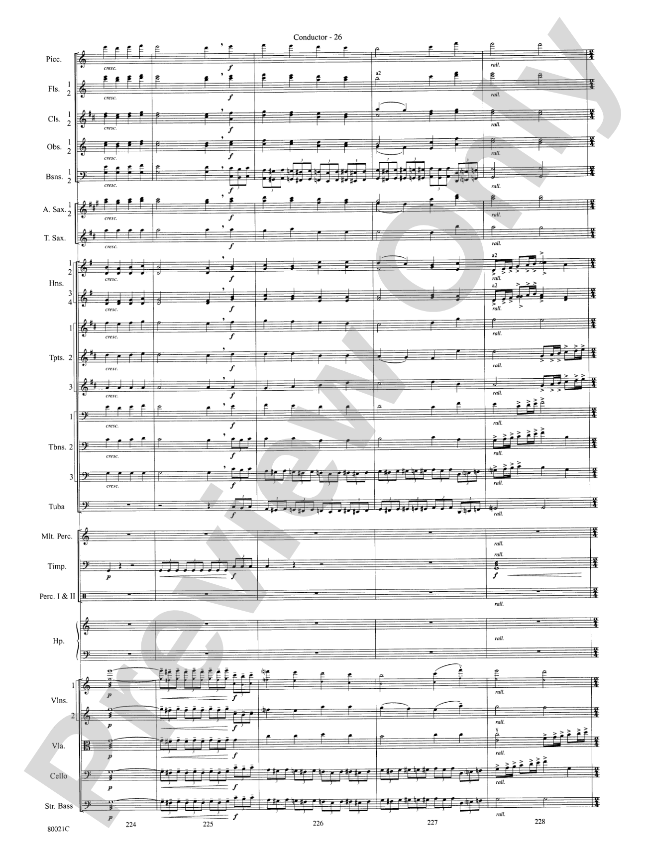 A Christmas Festival: Score