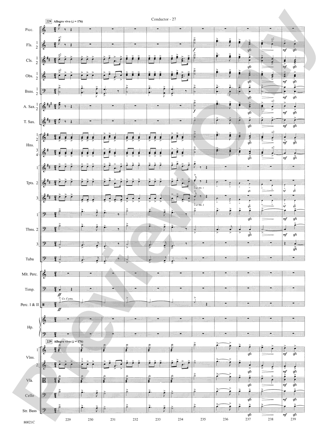 A Christmas Festival: Score