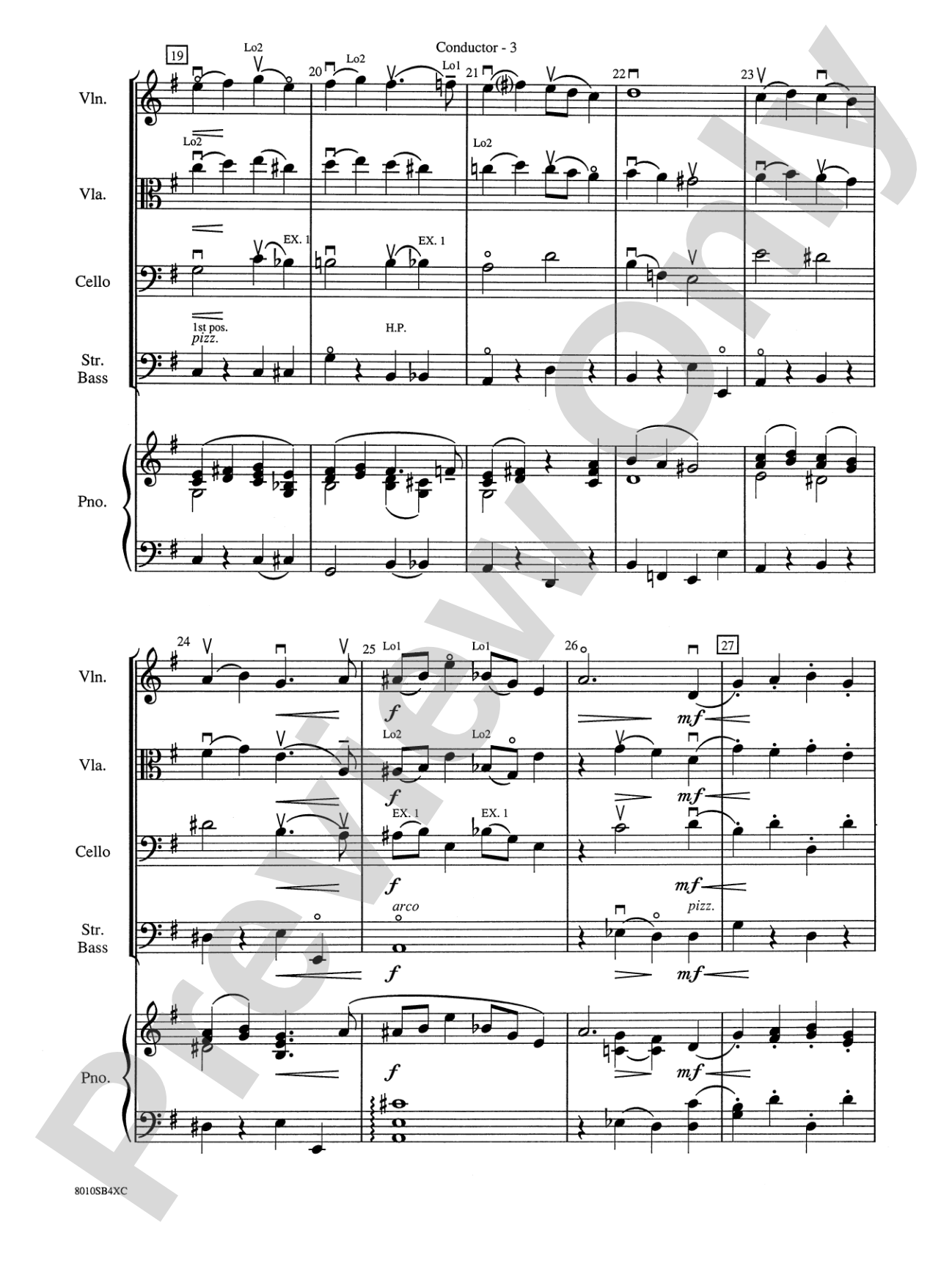 The Syncopated Clock: String Orchestra Conductor Score & Parts
