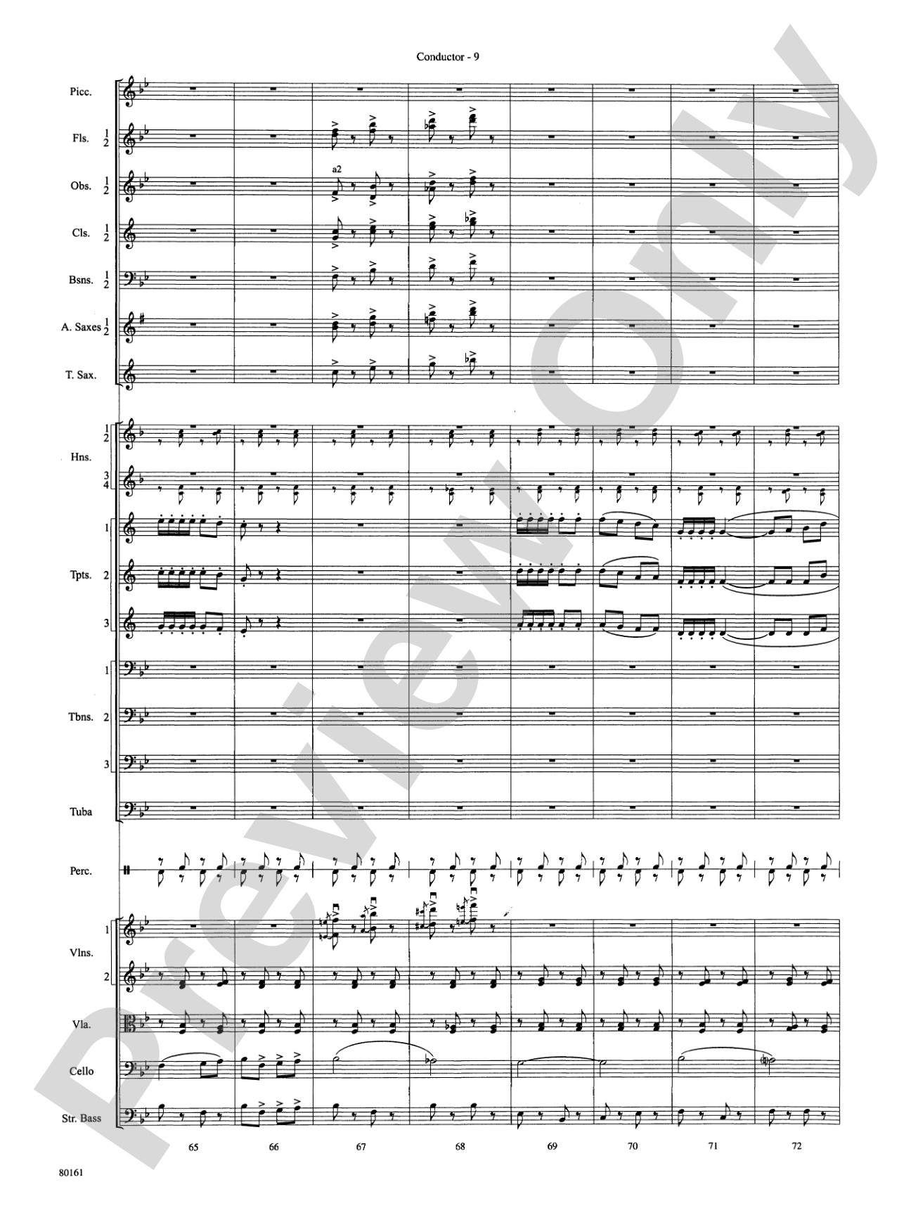 Bugler's Holiday: Full Orchestra Conductor Score & Parts