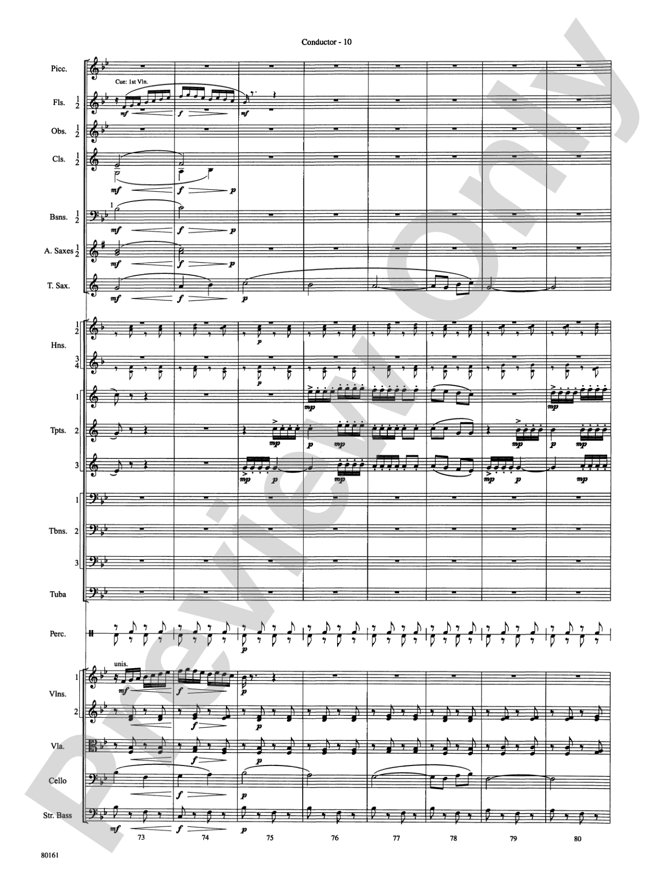 Bugler's Holiday: Full Orchestra Conductor Score & Parts