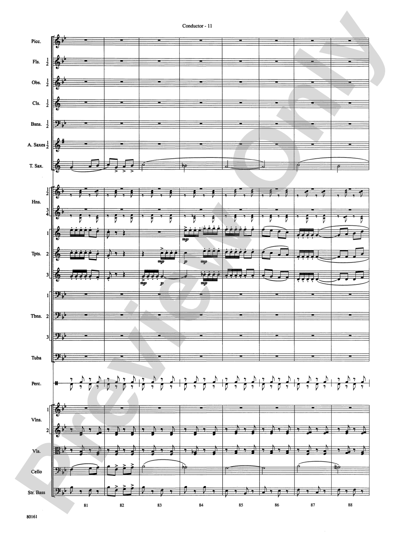 Bugler's Holiday: Full Orchestra Conductor Score & Parts
