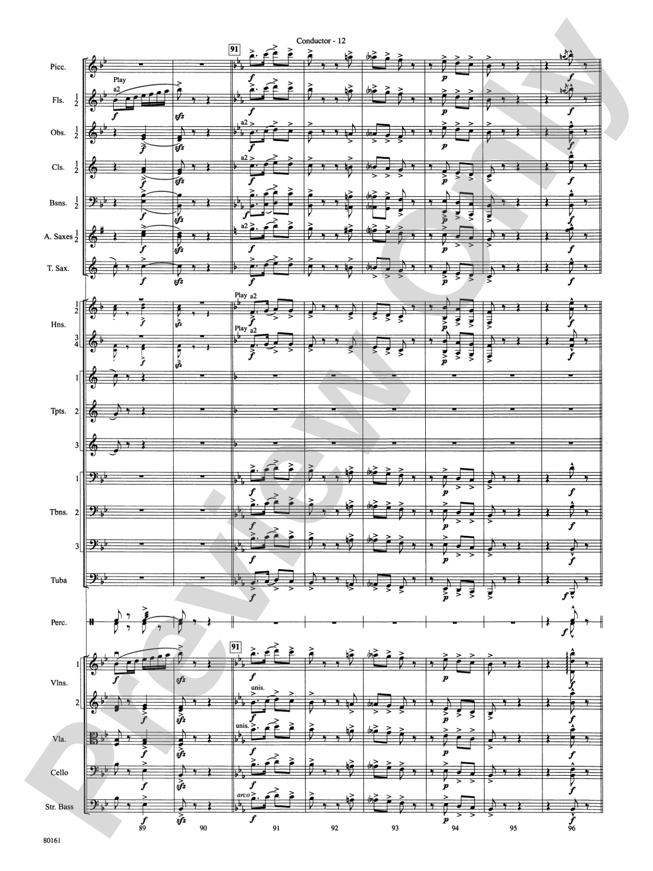 Bugler's Holiday: Full Orchestra Conductor Score & Parts
