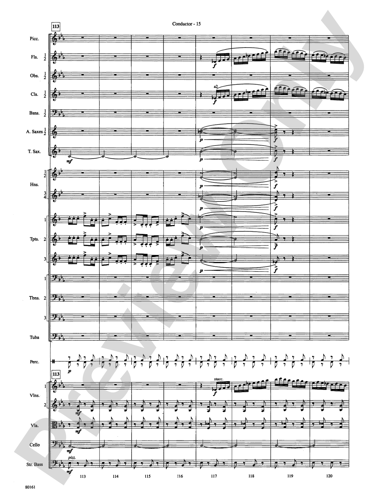 Bugler's Holiday: Full Orchestra Conductor Score & Parts