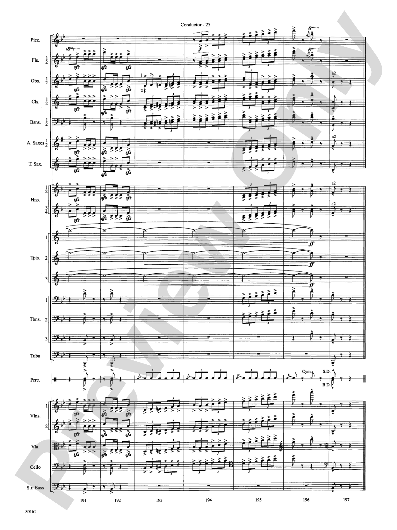 Bugler's Holiday: Full Orchestra Conductor Score & Parts