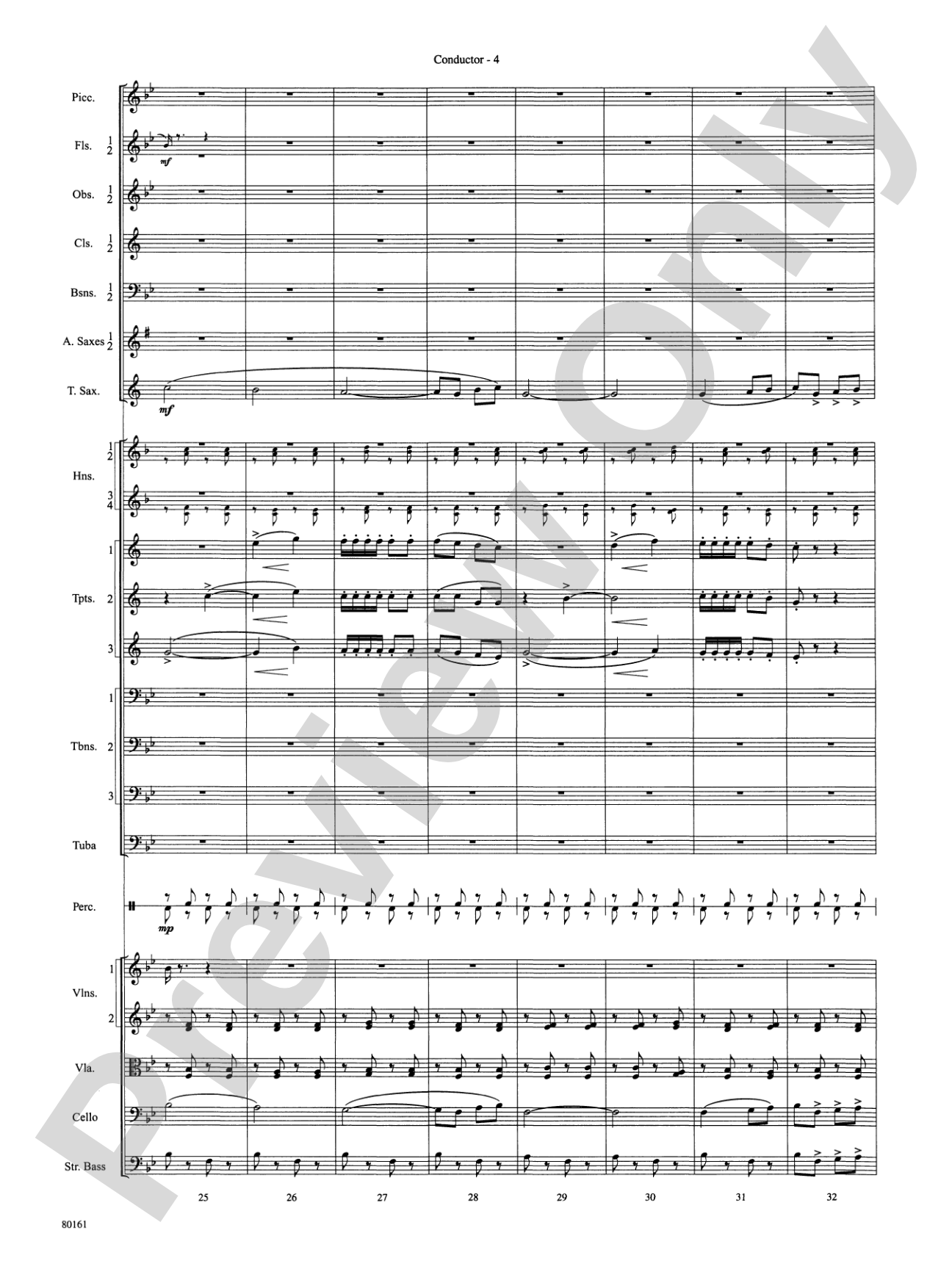 Bugler's Holiday: Full Orchestra Conductor Score & Parts