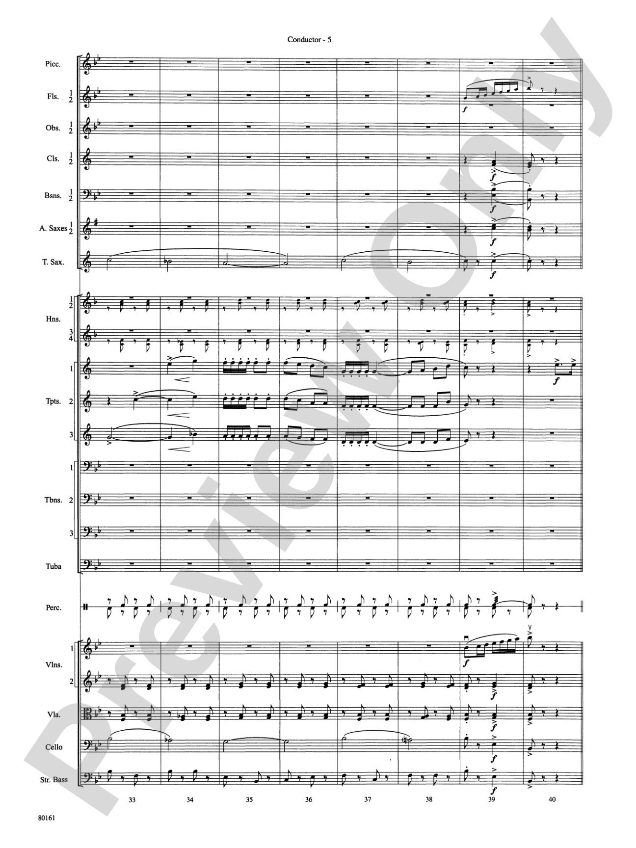 Bugler's Holiday: Full Orchestra Conductor Score & Parts