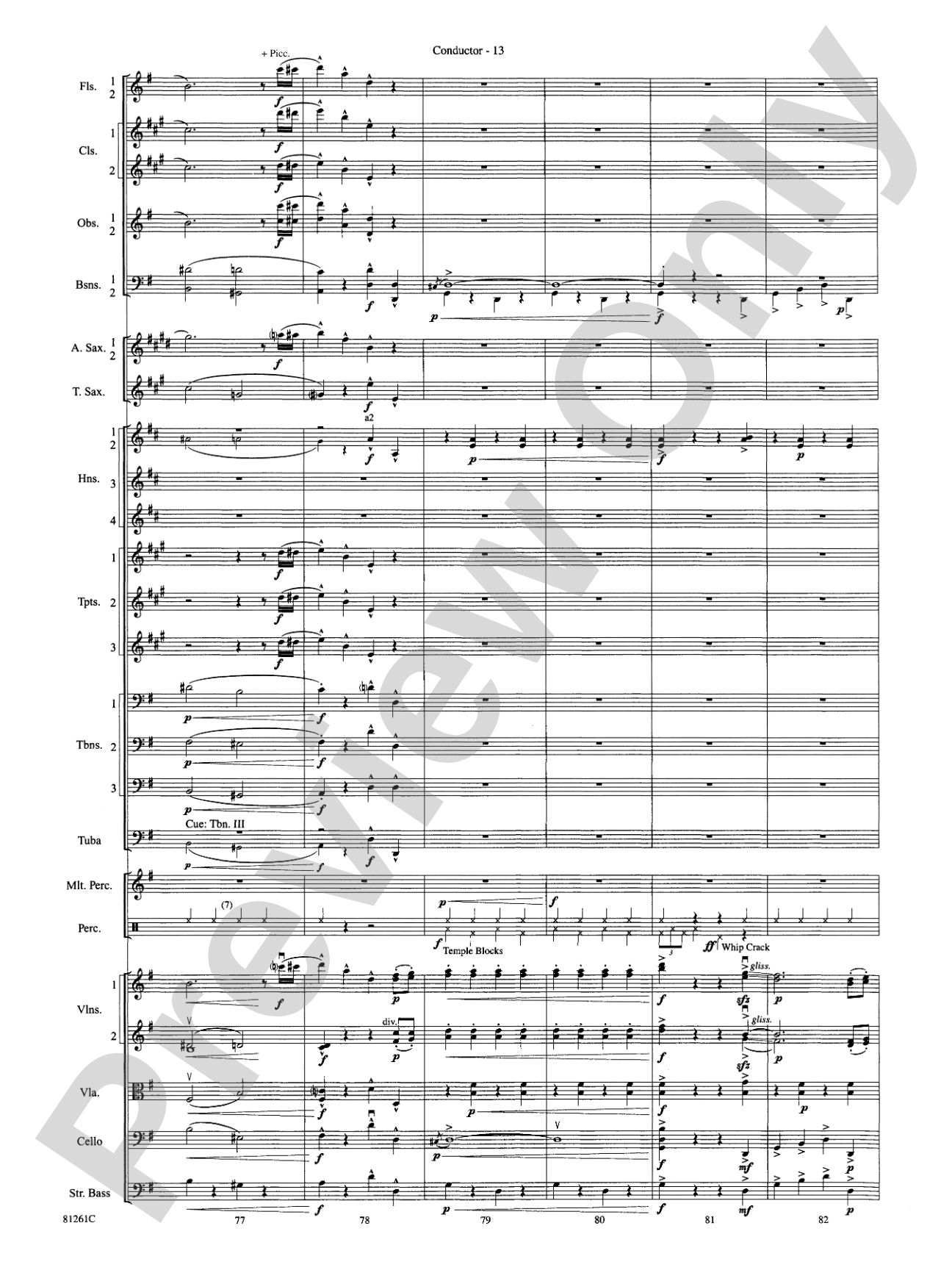 Sleigh Ride: Full Orchestra Conductor Score & Parts