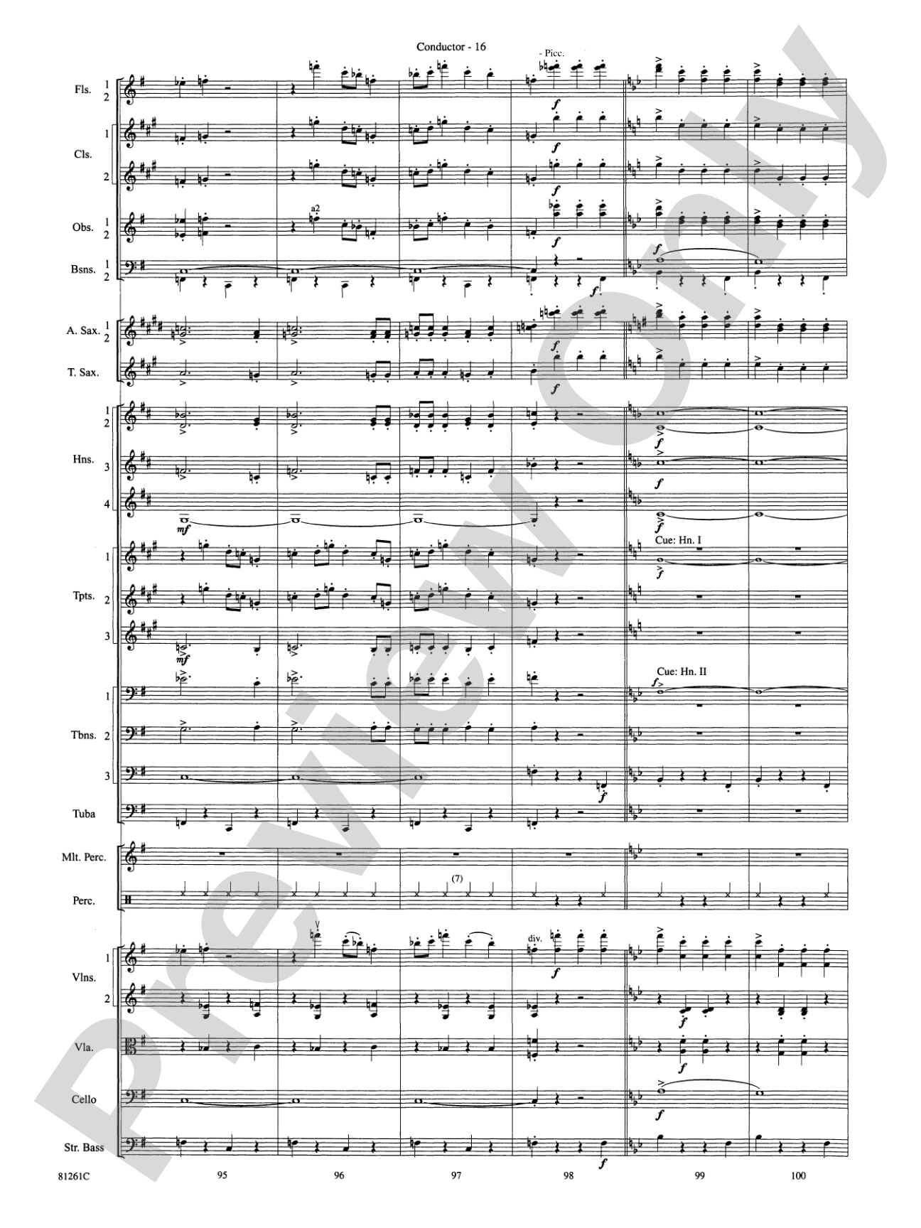 Sleigh Ride: Full Orchestra Conductor Score & Parts