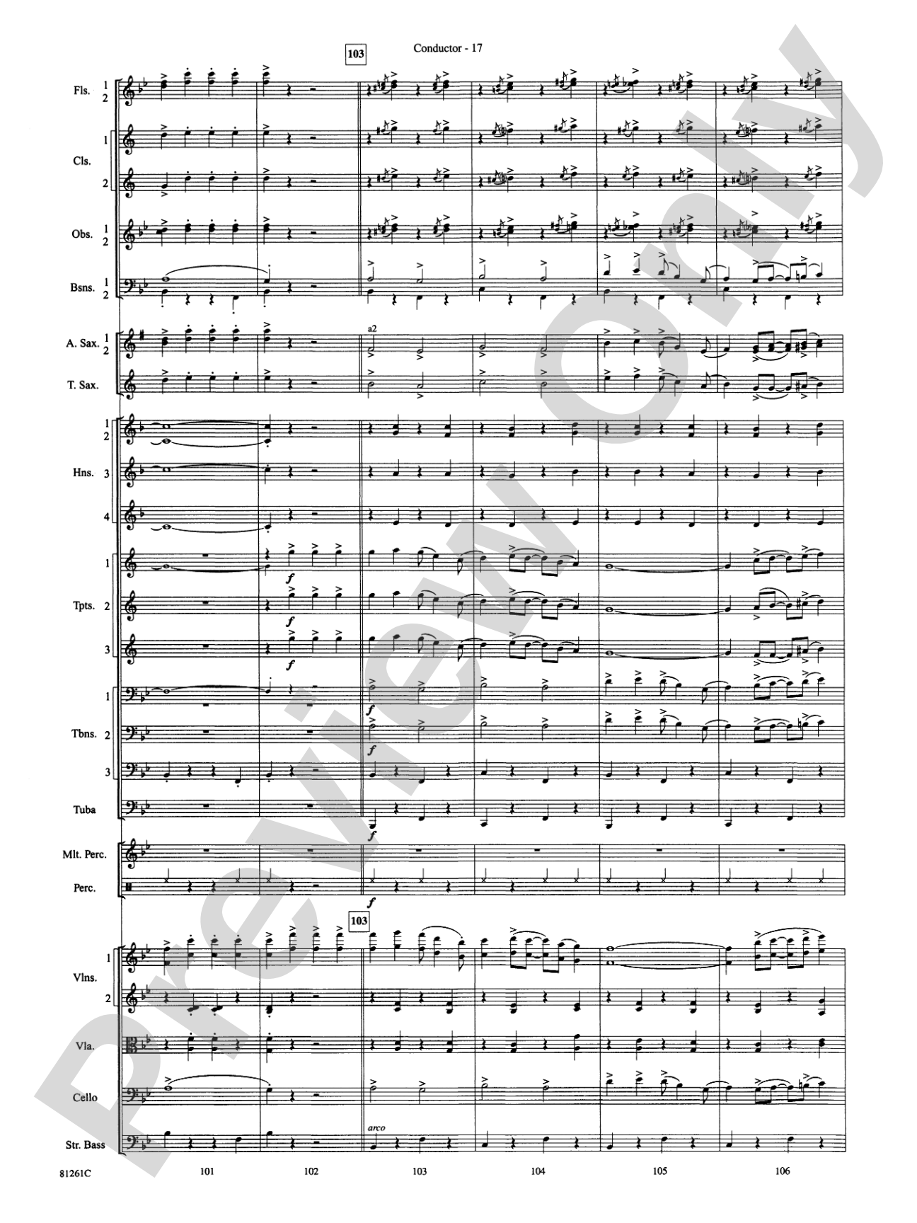 Sleigh Ride: Full Orchestra Conductor Score & Parts