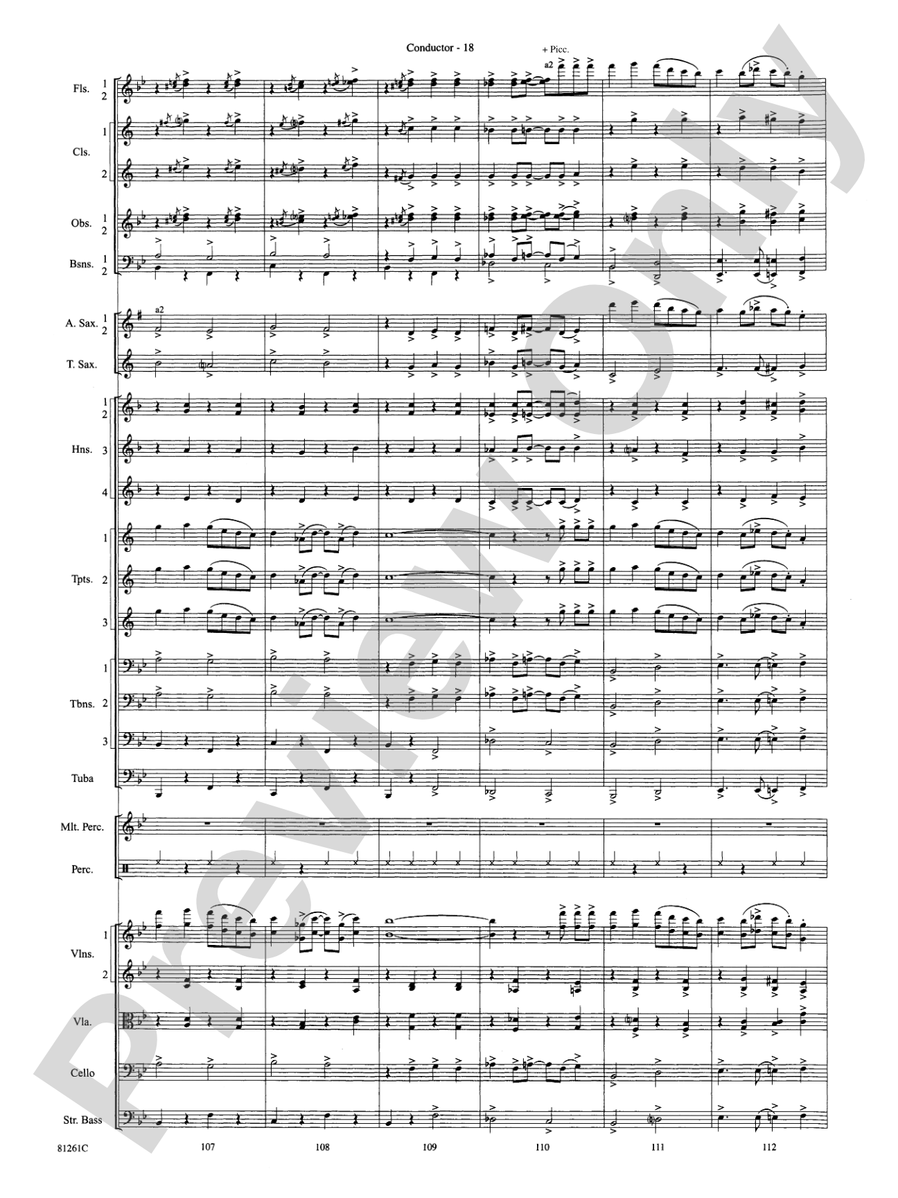Sleigh Ride: Full Orchestra Conductor Score & Parts