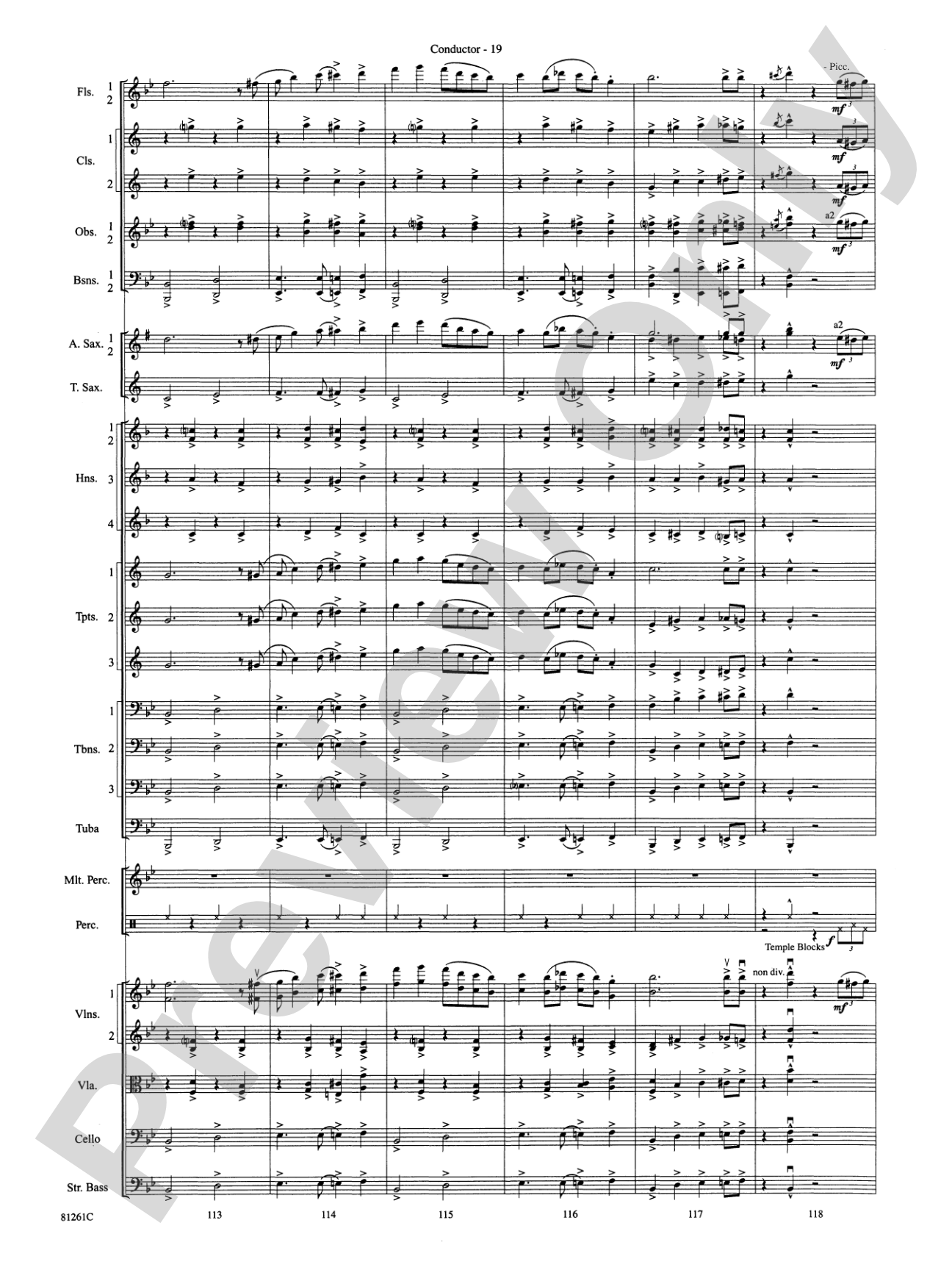 Sleigh Ride: Full Orchestra Conductor Score & Parts