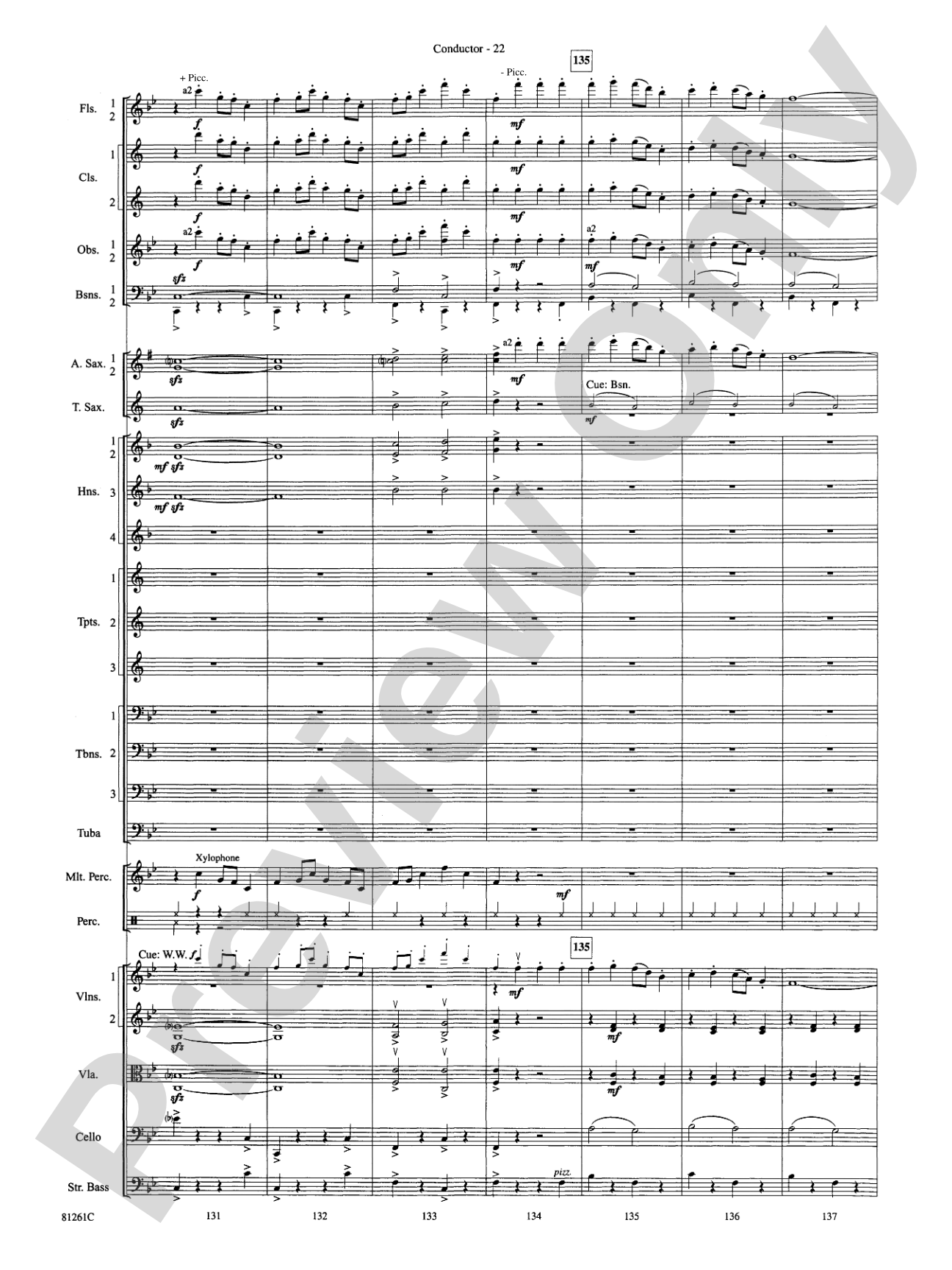 Sleigh Ride: Full Orchestra Conductor Score & Parts