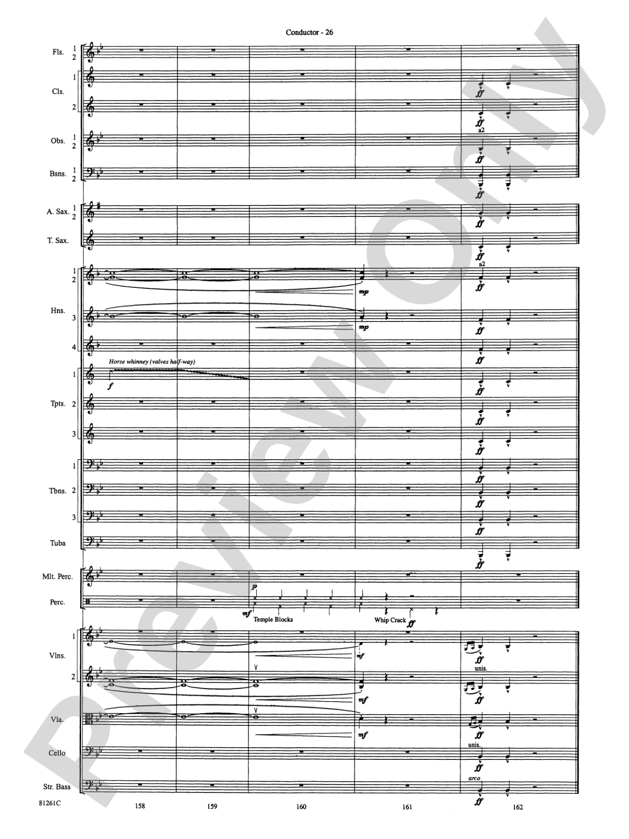 Sleigh Ride: Full Orchestra Conductor Score & Parts