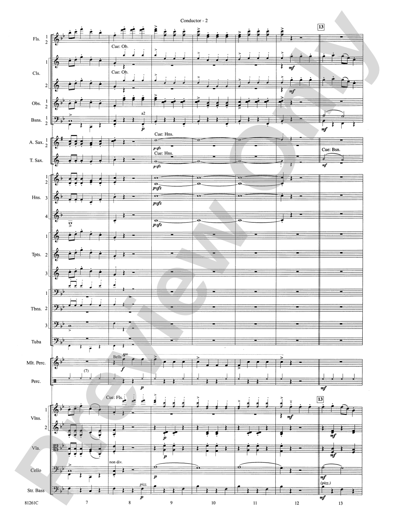 Sleigh Ride: Full Orchestra Conductor Score & Parts