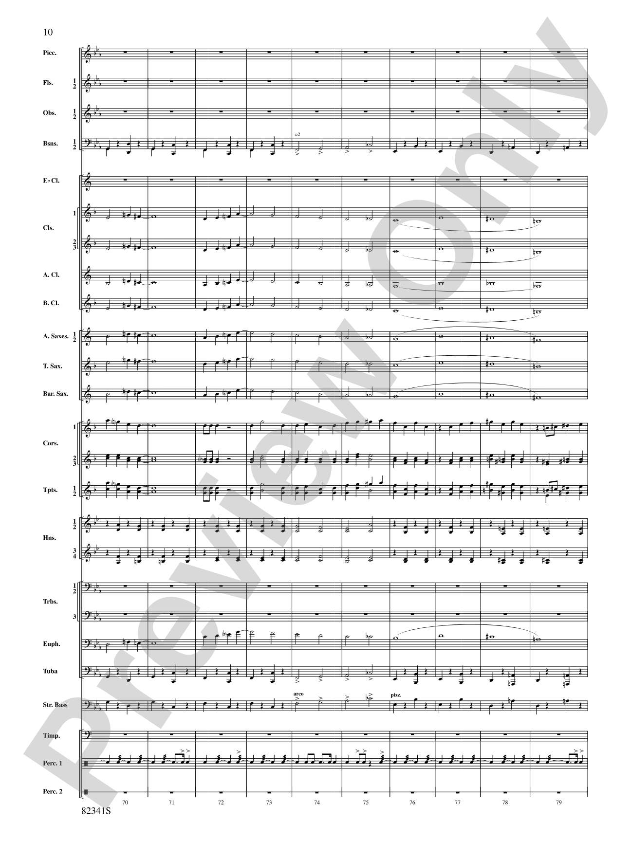 Block M: Concert Band Conductor Score & Parts