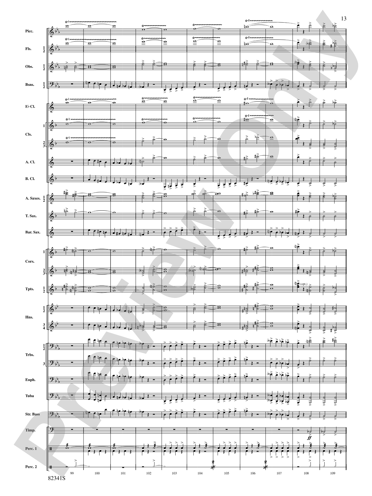 Block M: Concert Band Conductor Score & Parts