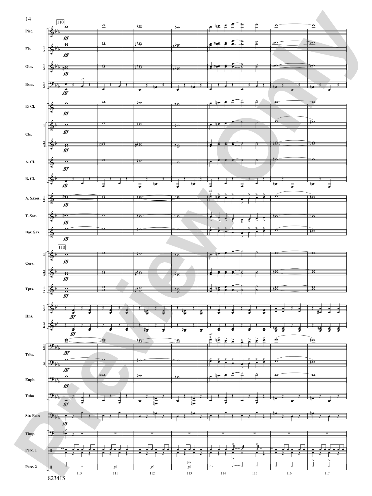 Block M: Concert Band Conductor Score & Parts