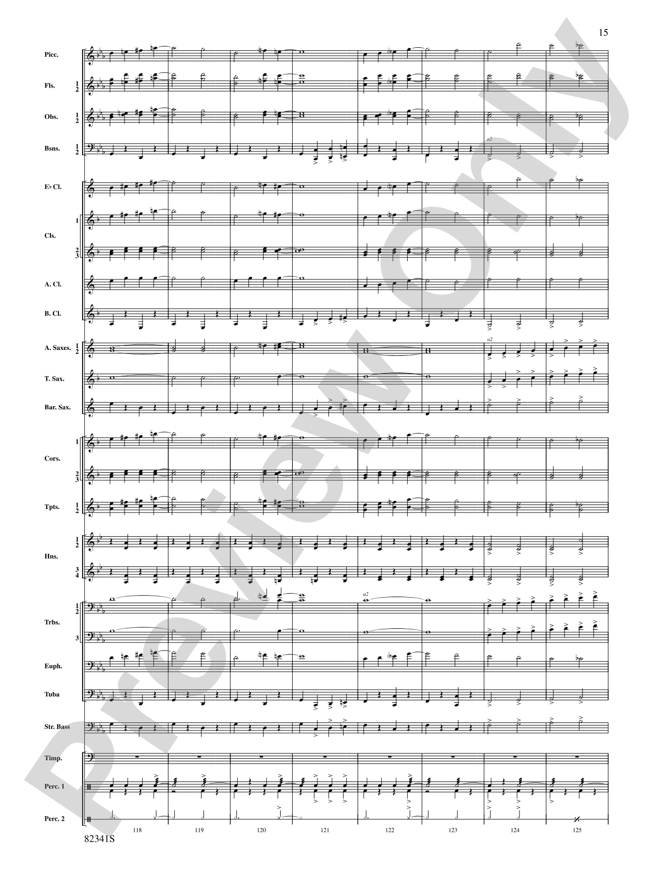Block M: Concert Band Conductor Score & Parts