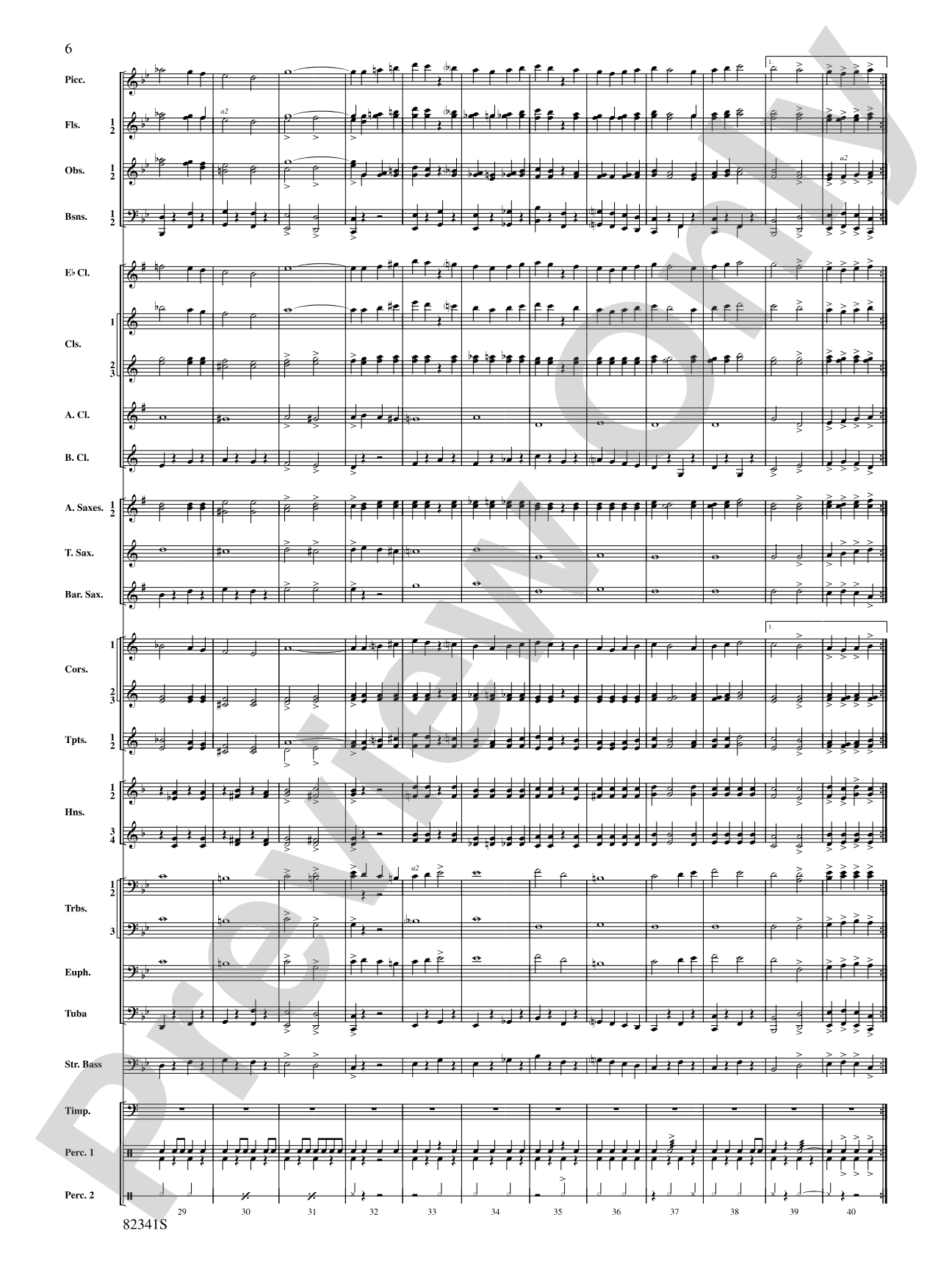 Block M: Concert Band Conductor Score & Parts