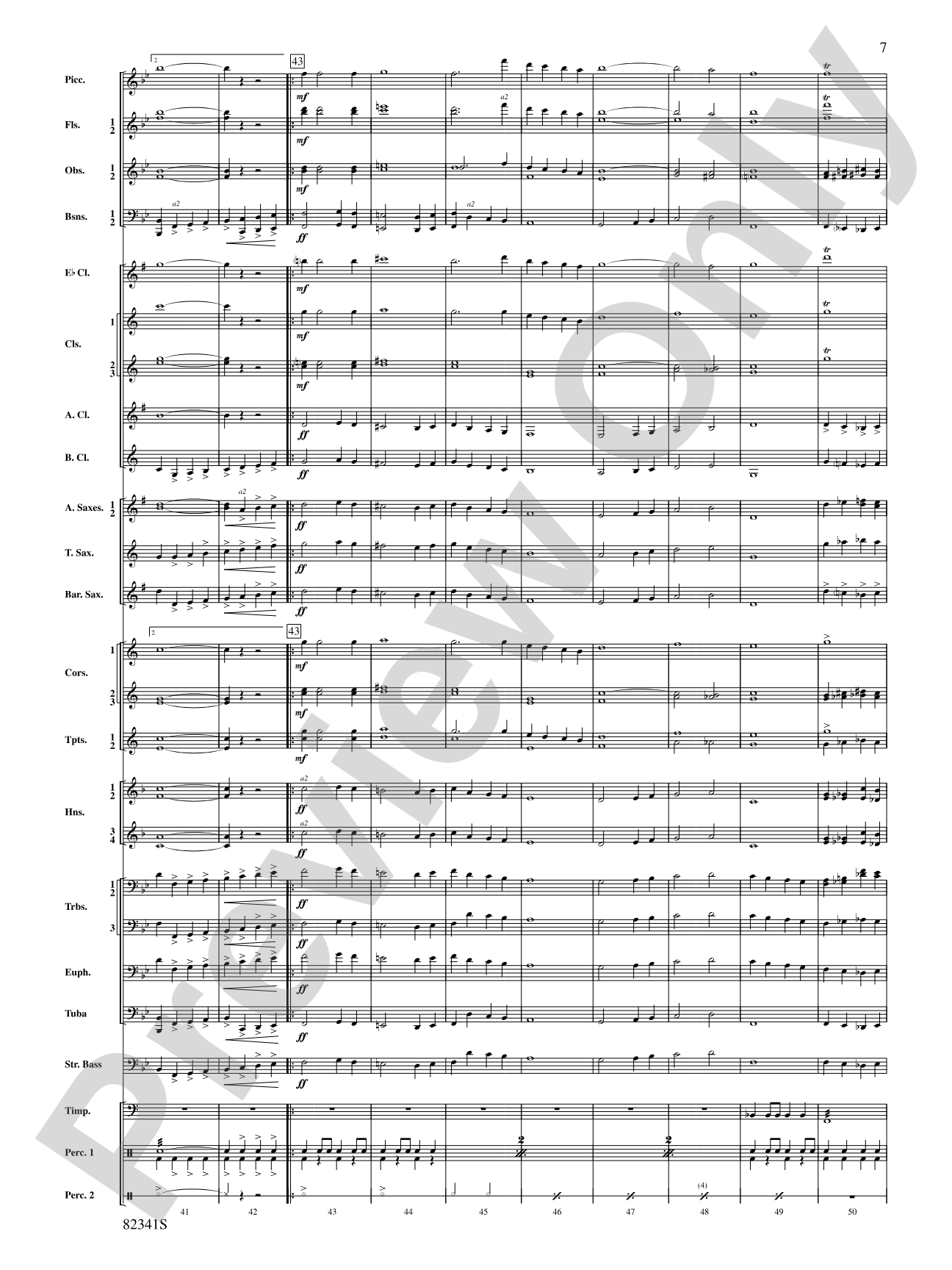 Block M: Concert Band Conductor Score & Parts