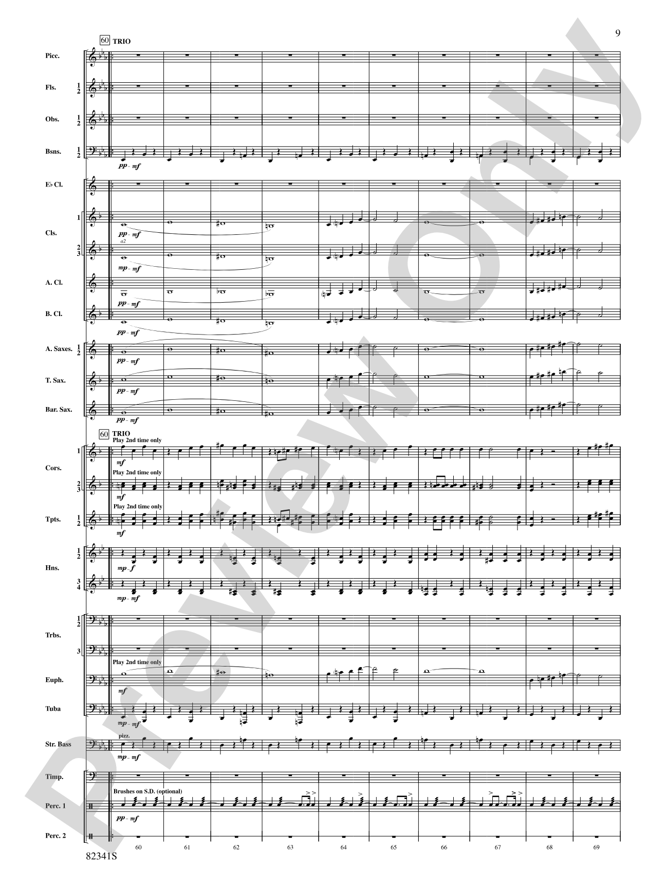 Block M: Concert Band Conductor Score & Parts