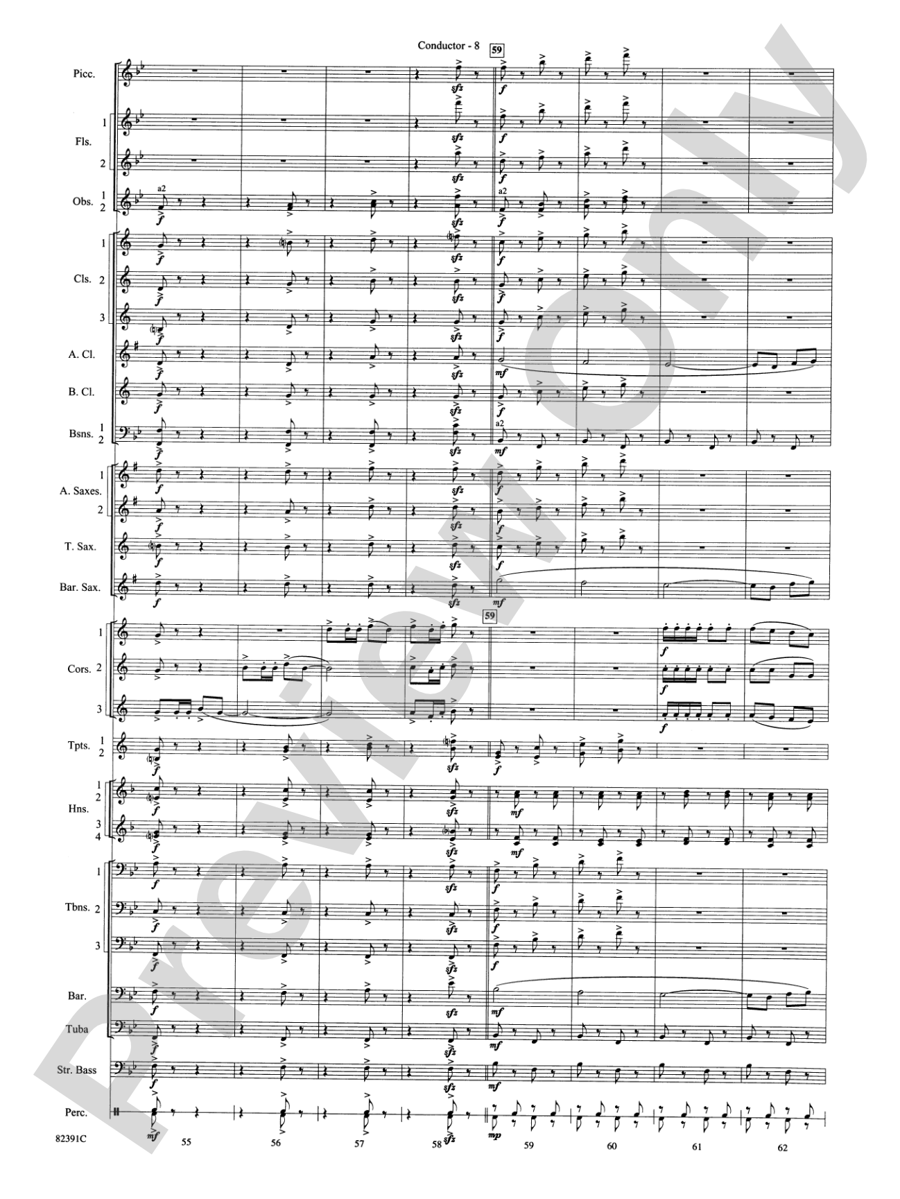 Bugler's Holiday (with Cornet Trio): Concert Band Conductor Score & Parts