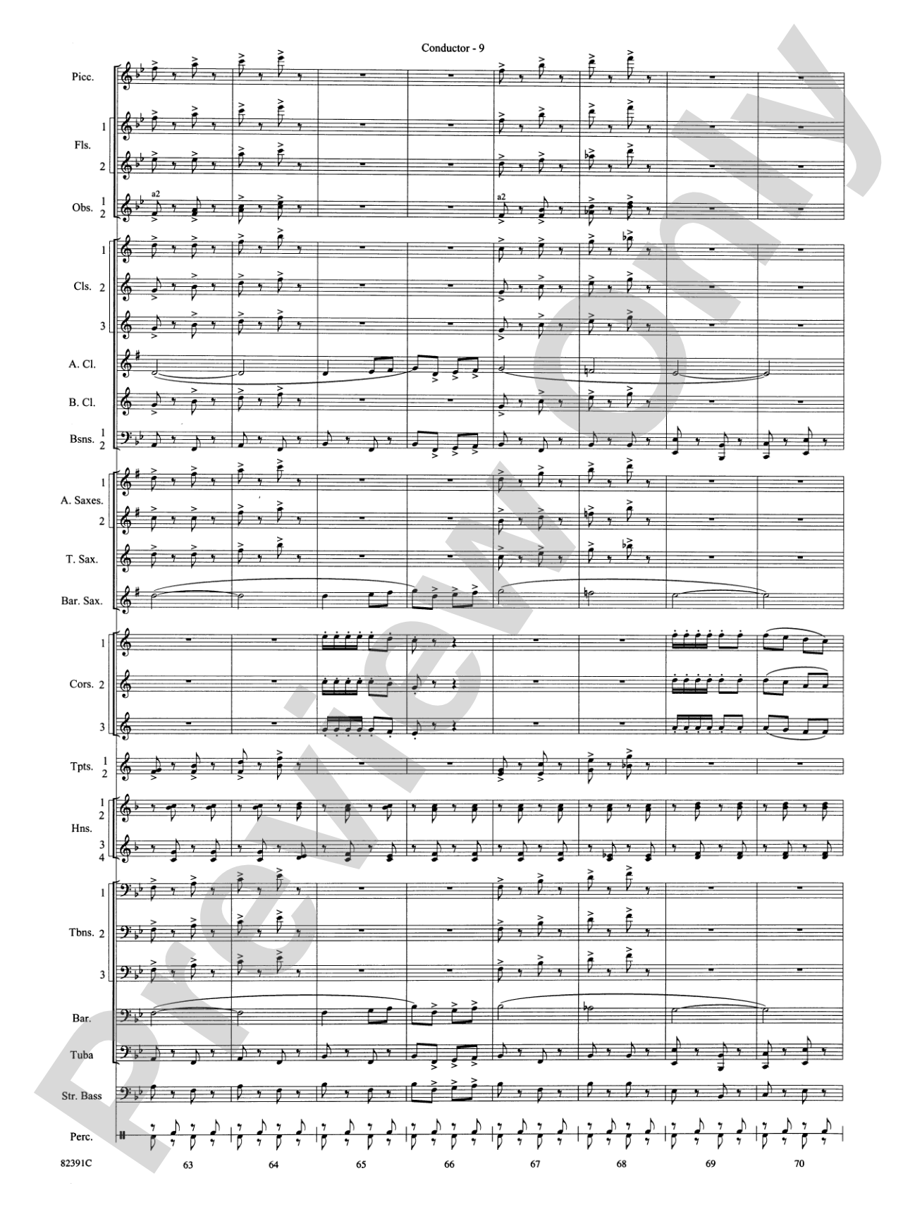 Bugler's Holiday (with Cornet Trio): Concert Band Conductor Score & Parts