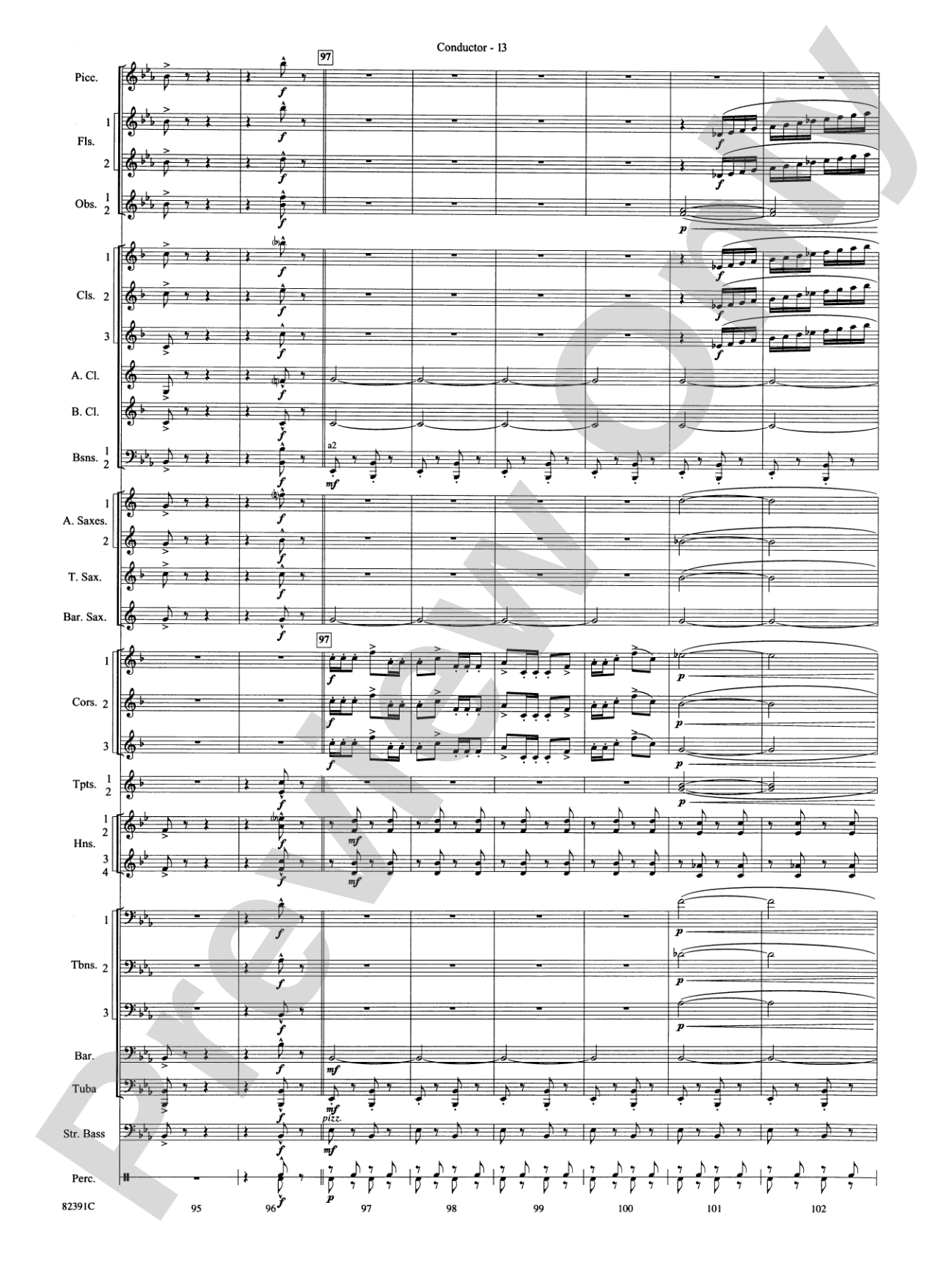 Bugler's Holiday (with Cornet Trio): Concert Band Conductor Score & Parts